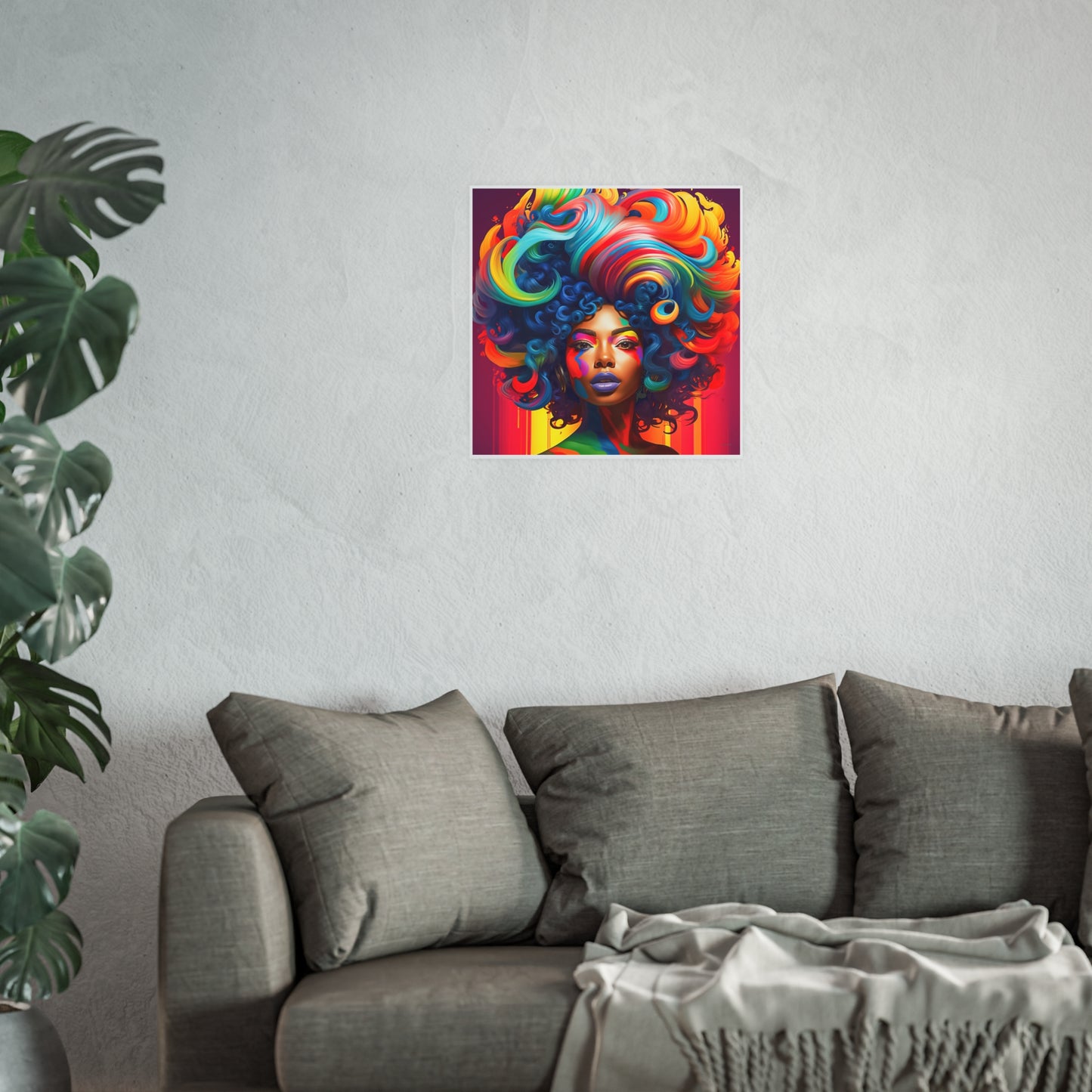 ThurmanatorX Art | Chromawave Siren | Aphrochrysalis | Satin Wall Art Print