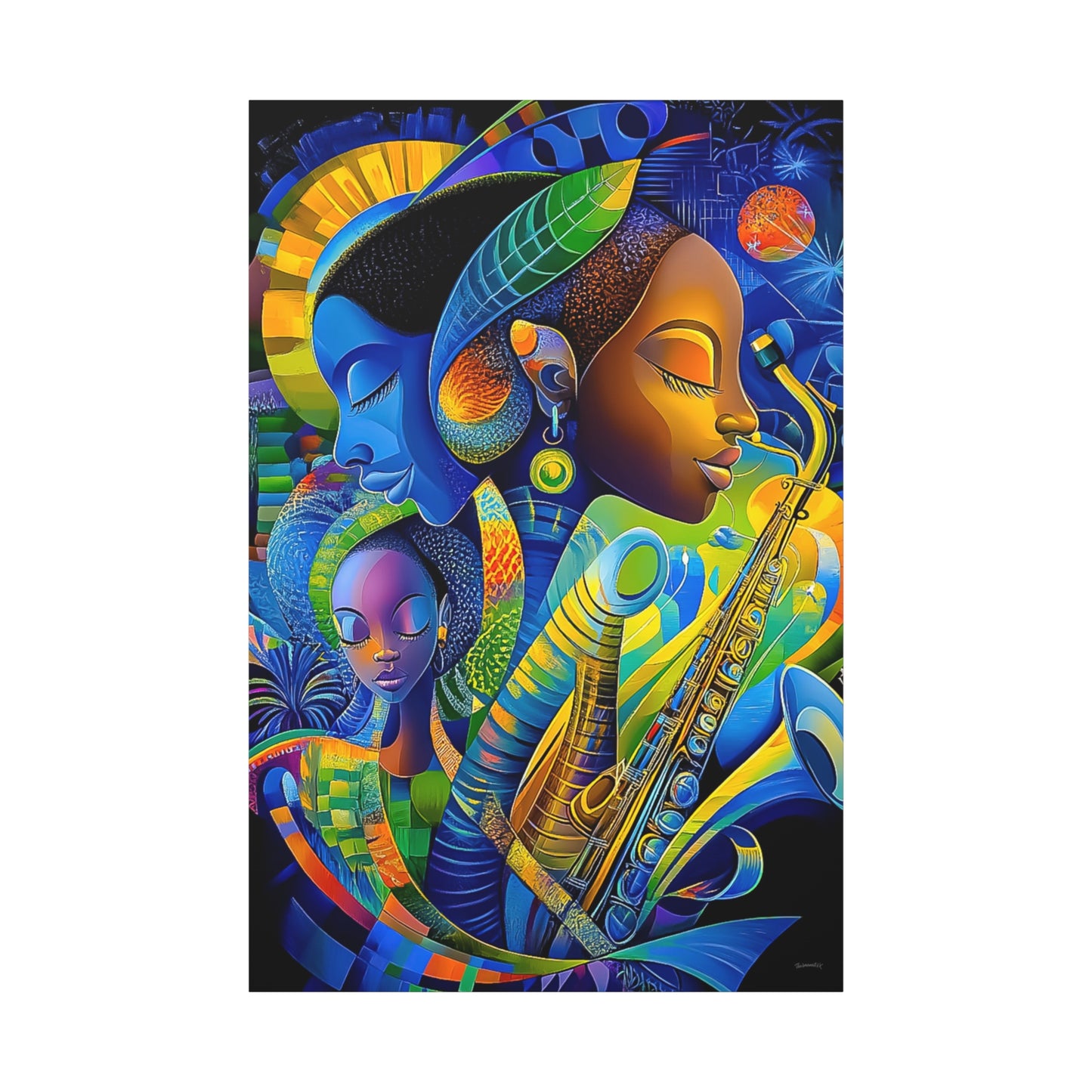 ThurmanatorX Art | Beyond Her Orbit | Aphrochrysalis | Matte Canvas, Stretched, 1.25"