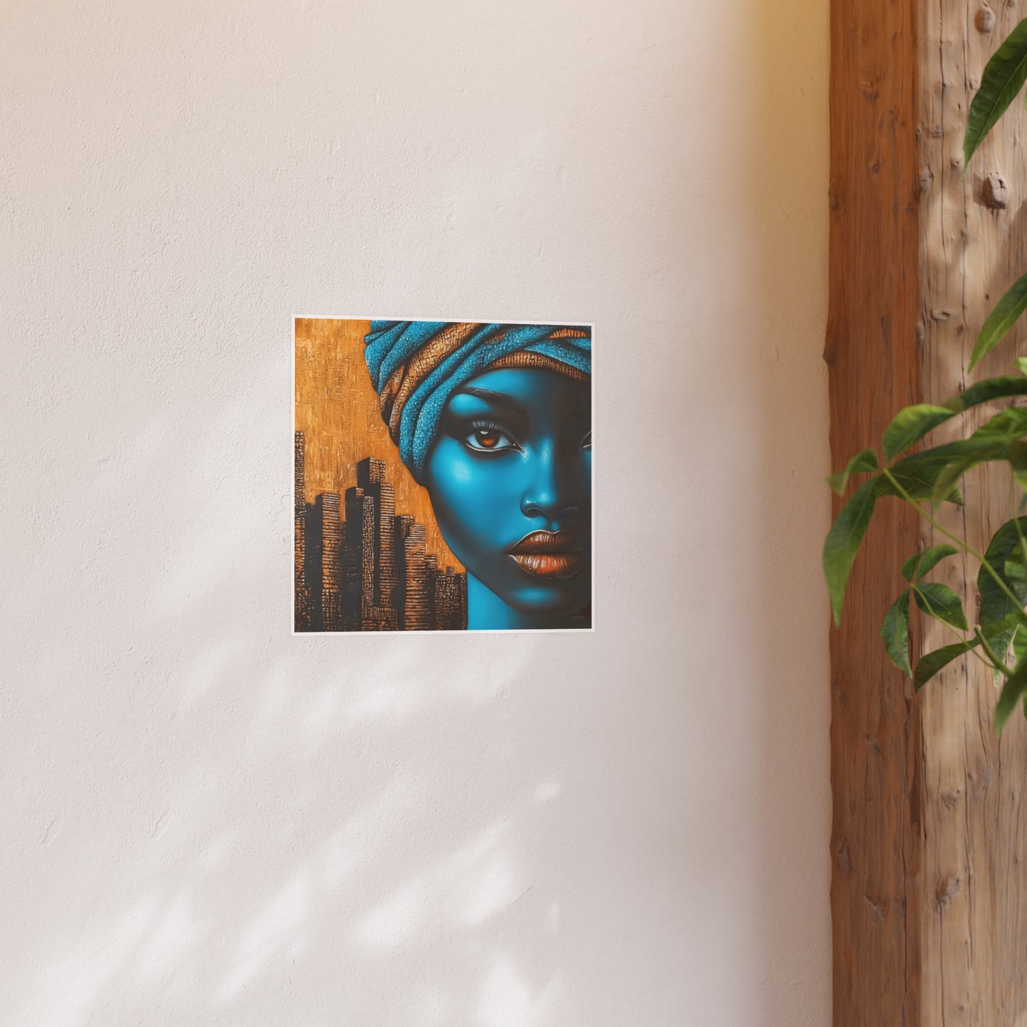 ThurmanatorX Art | Turban Queen 2099 | Aphrochrysalis | Satin Wall Art Print