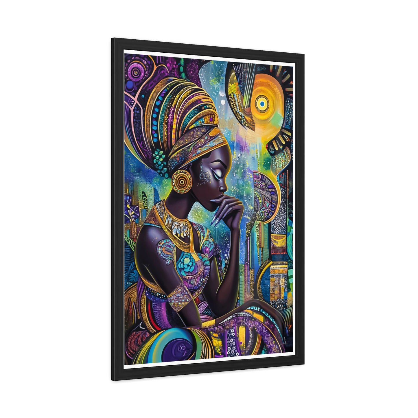ThurmanatorX Art | Celestia & the Devoted | Aphrochrysalis | Framed Poster Print