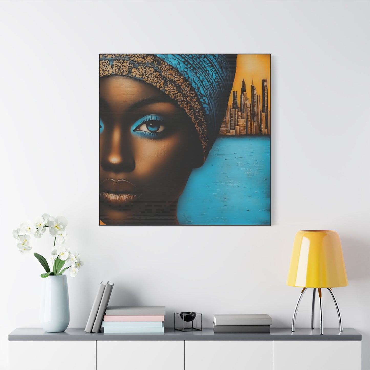 ThurmanatorX Art | Skywatcher Amara | Aphrochrysalis | Satin Canvas Art Print
