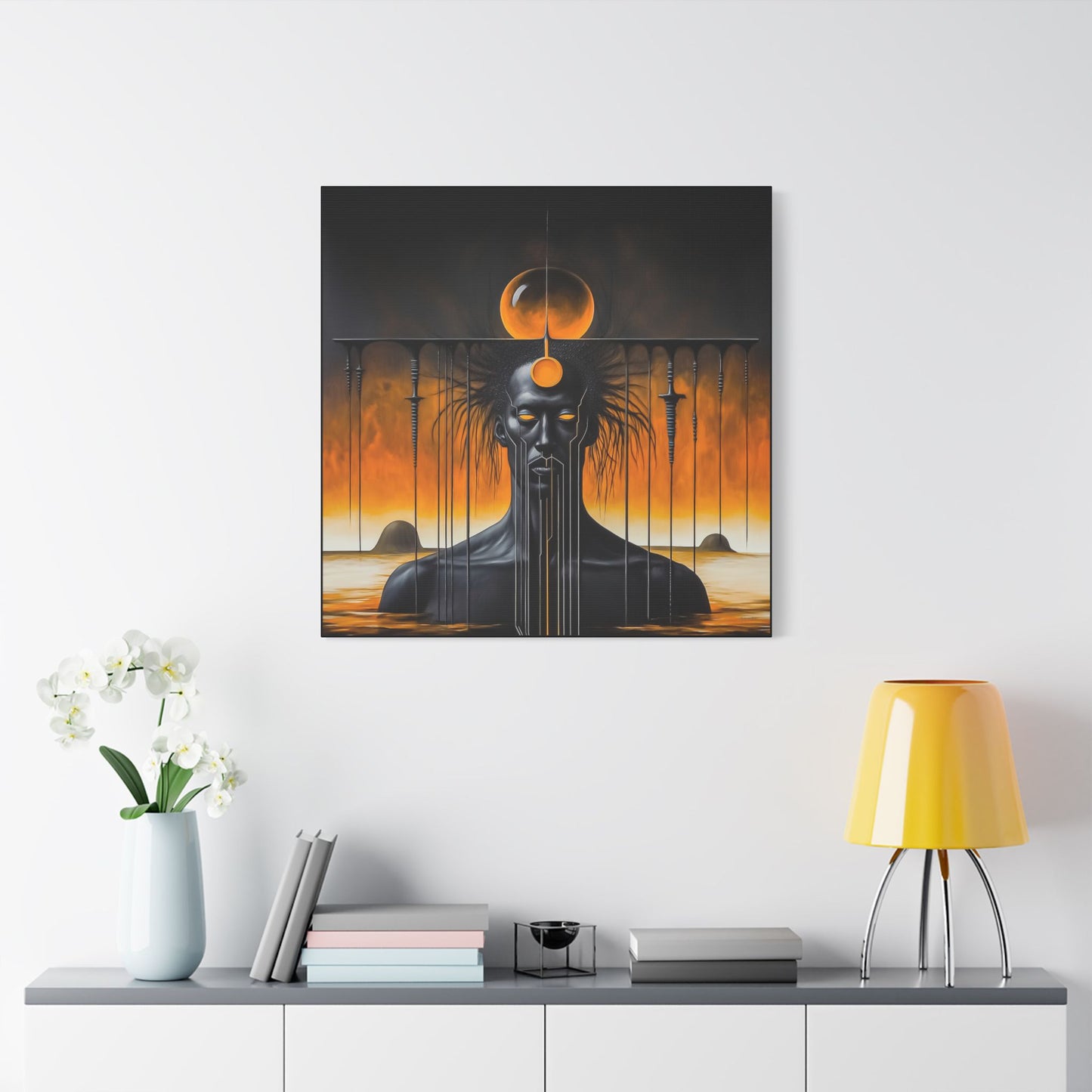 ThurmanatorX Art | Glyphborn | AphrodisiDark | Satin Canvas Art Print