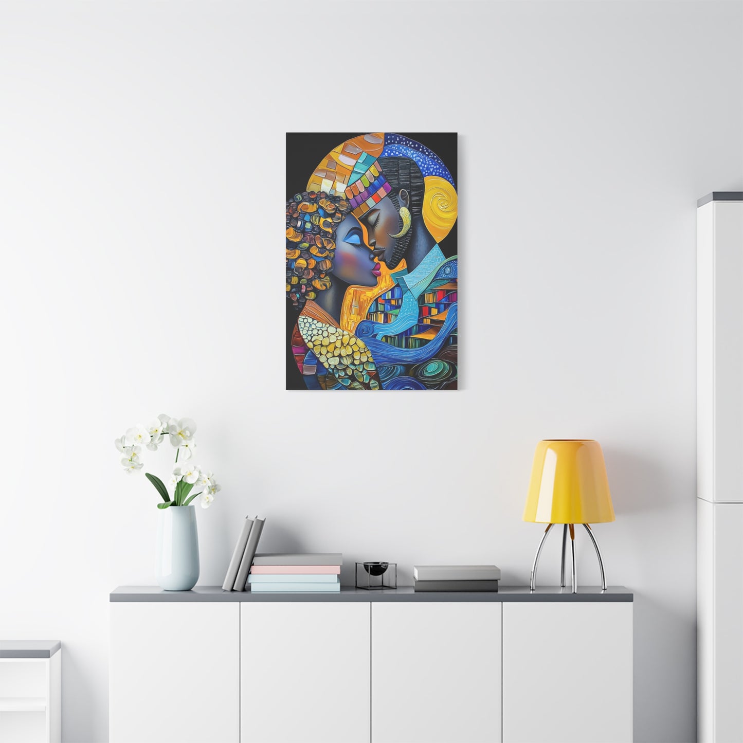 ThurmanatorX Art | Nebula Kiss | Aphrochrysalis | Matte Canvas, Stretched, 1.25"