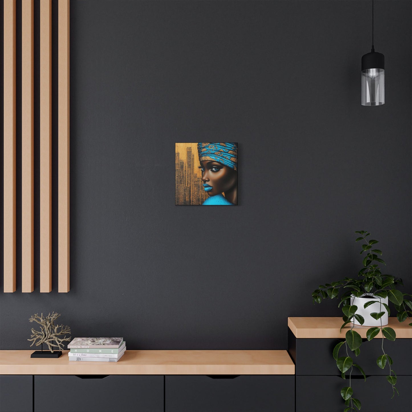 ThurmanatorX Art | Zariah, Eyes of the Metropolis | Aphrochrysalis | Satin Canvas Art Print