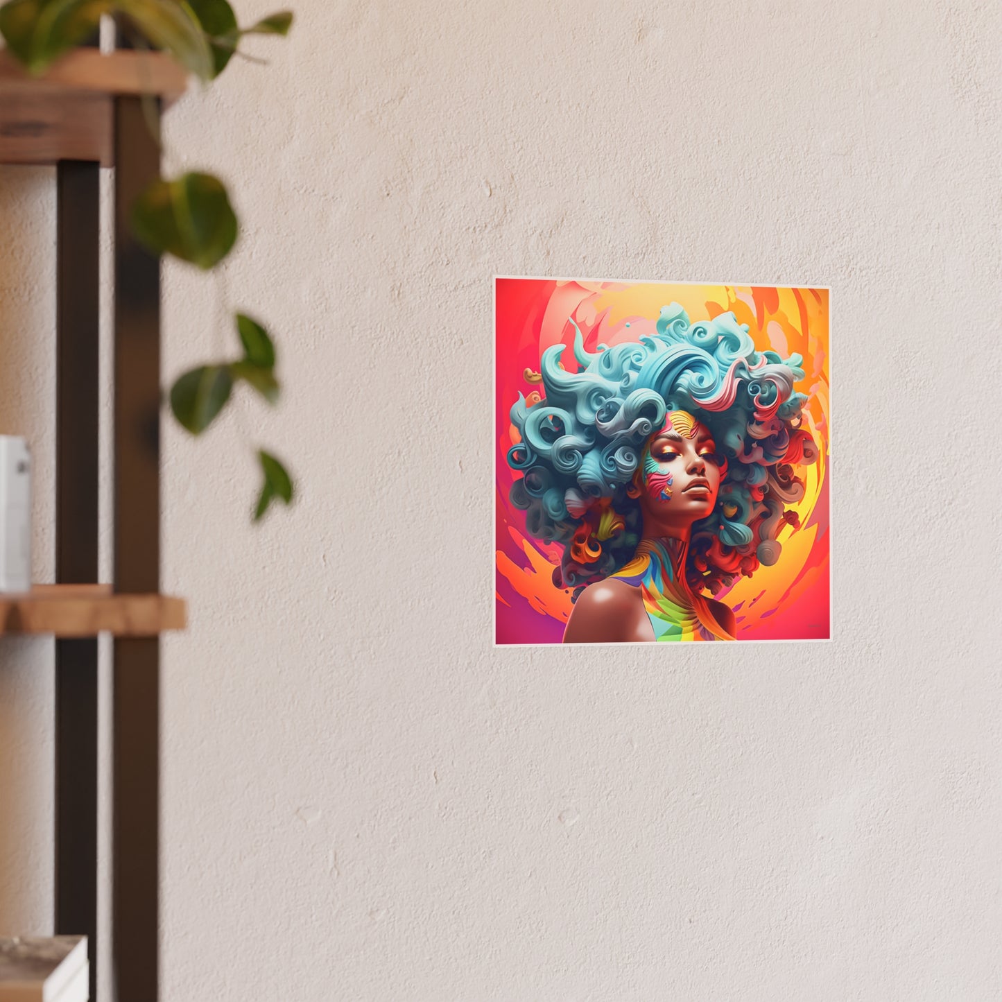 ThurmanatorX Art | Radiant Coil Ascension | Aphrochrysalis | Satin Wall Art Print