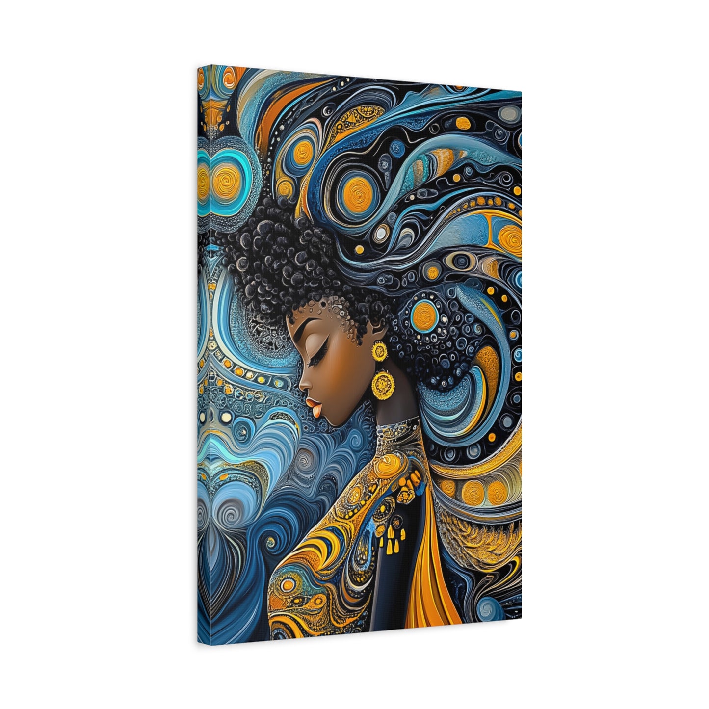 ThurmanatorX Art | The Alchemy of Her Thought | Aphrochrysalis | Matte Canvas, Stretched, 1.25"