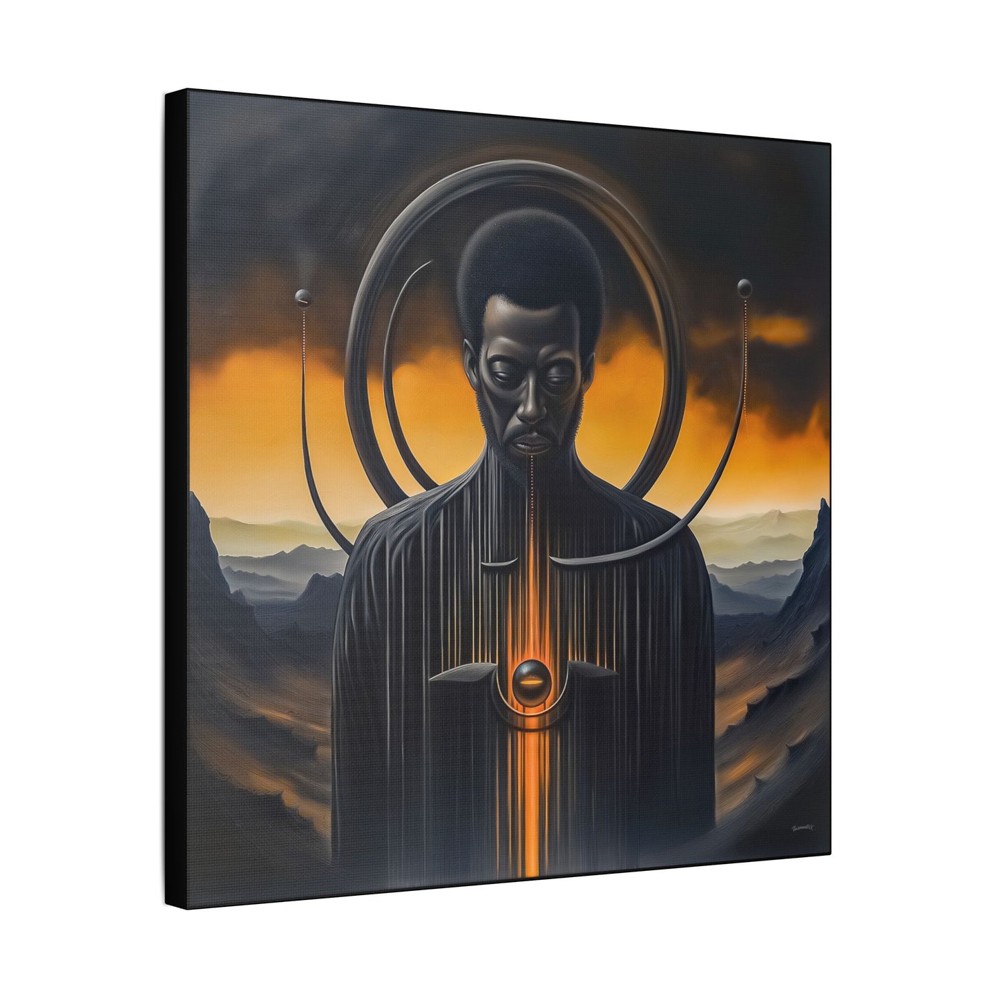 ThurmanatorX Art | Orbichant | AphrodisiDark | Satin Canvas Art Print