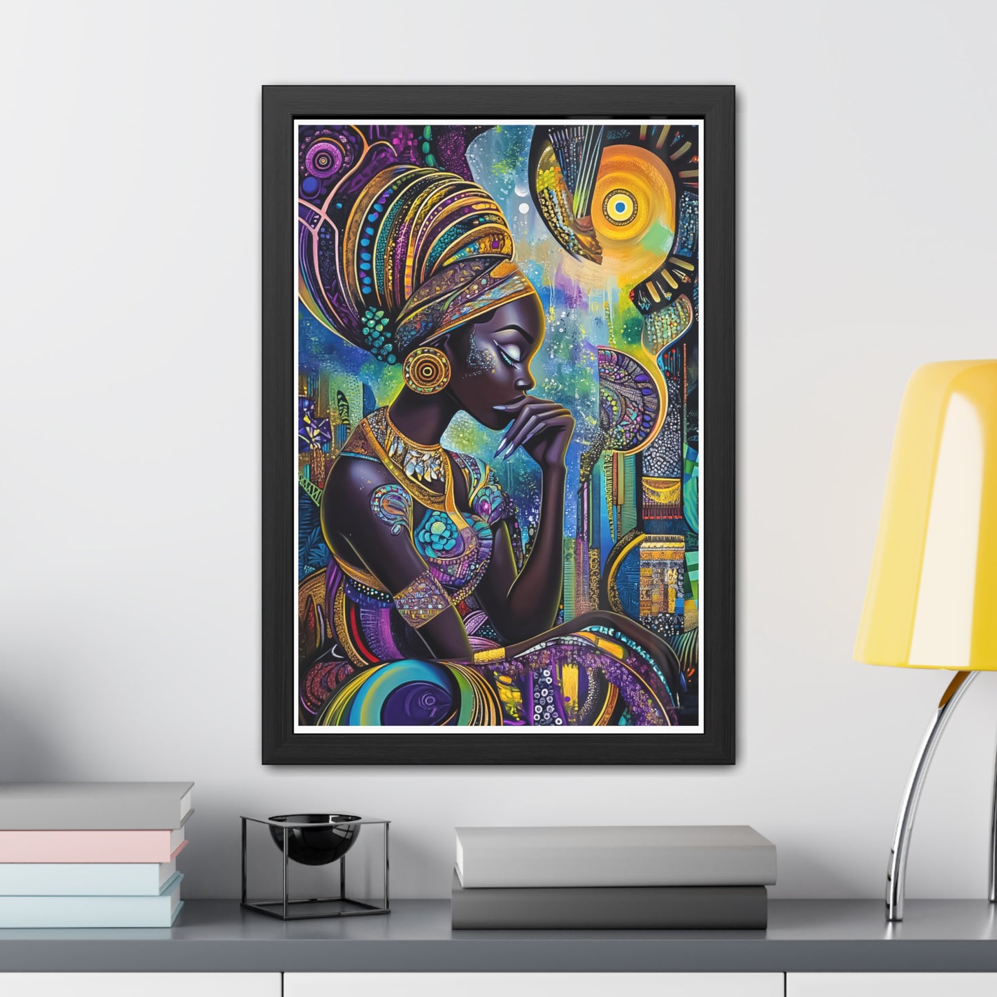 ThurmanatorX Art | Celestia & the Devoted | Aphrochrysalis | Framed Poster Print
