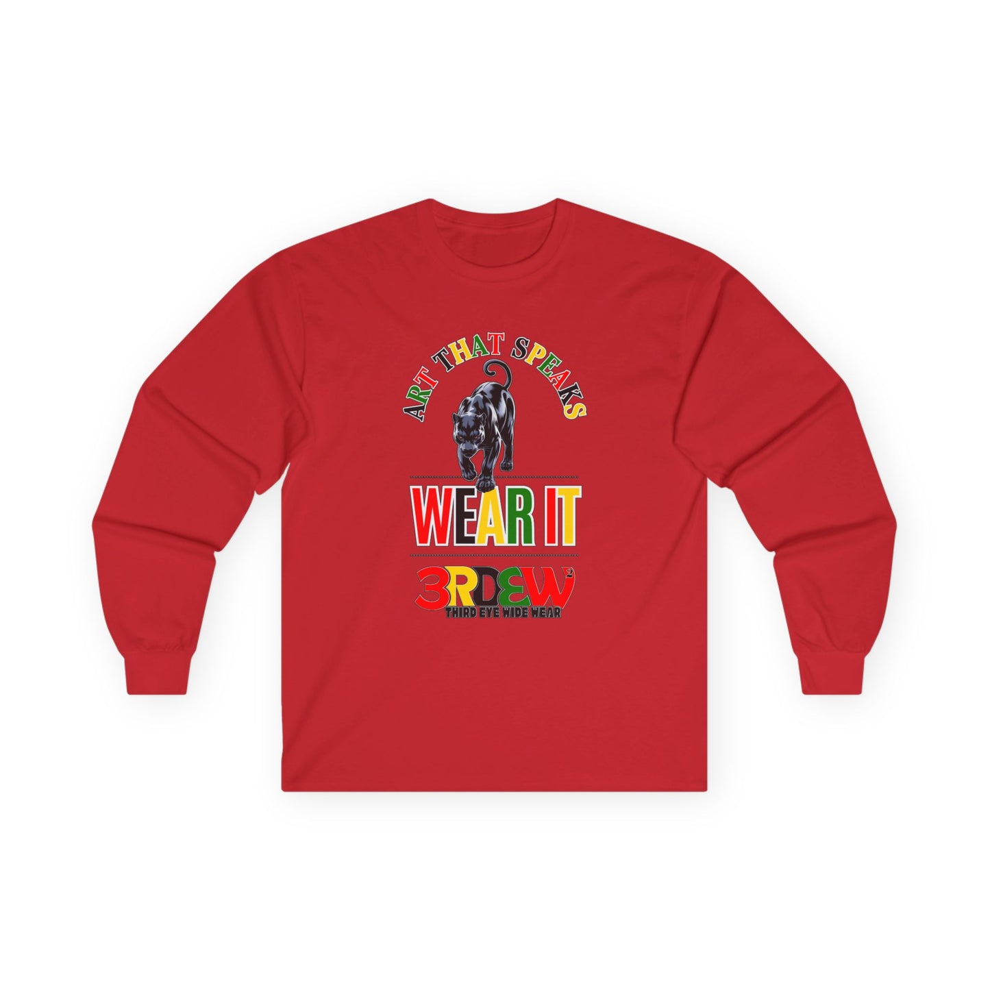 3RDEW² | Art That Speaks - Wear It | Third Eye Wide Wear | Unisex Ultra Cotton Long Sleeve Tee