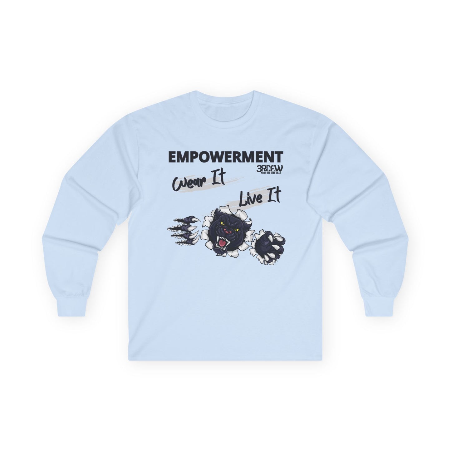 3RDEW² | Empowerment - Wear It - Live It | Third Eye Wide Wear | Unisex Ultra Cotton Long Sleeve Tee