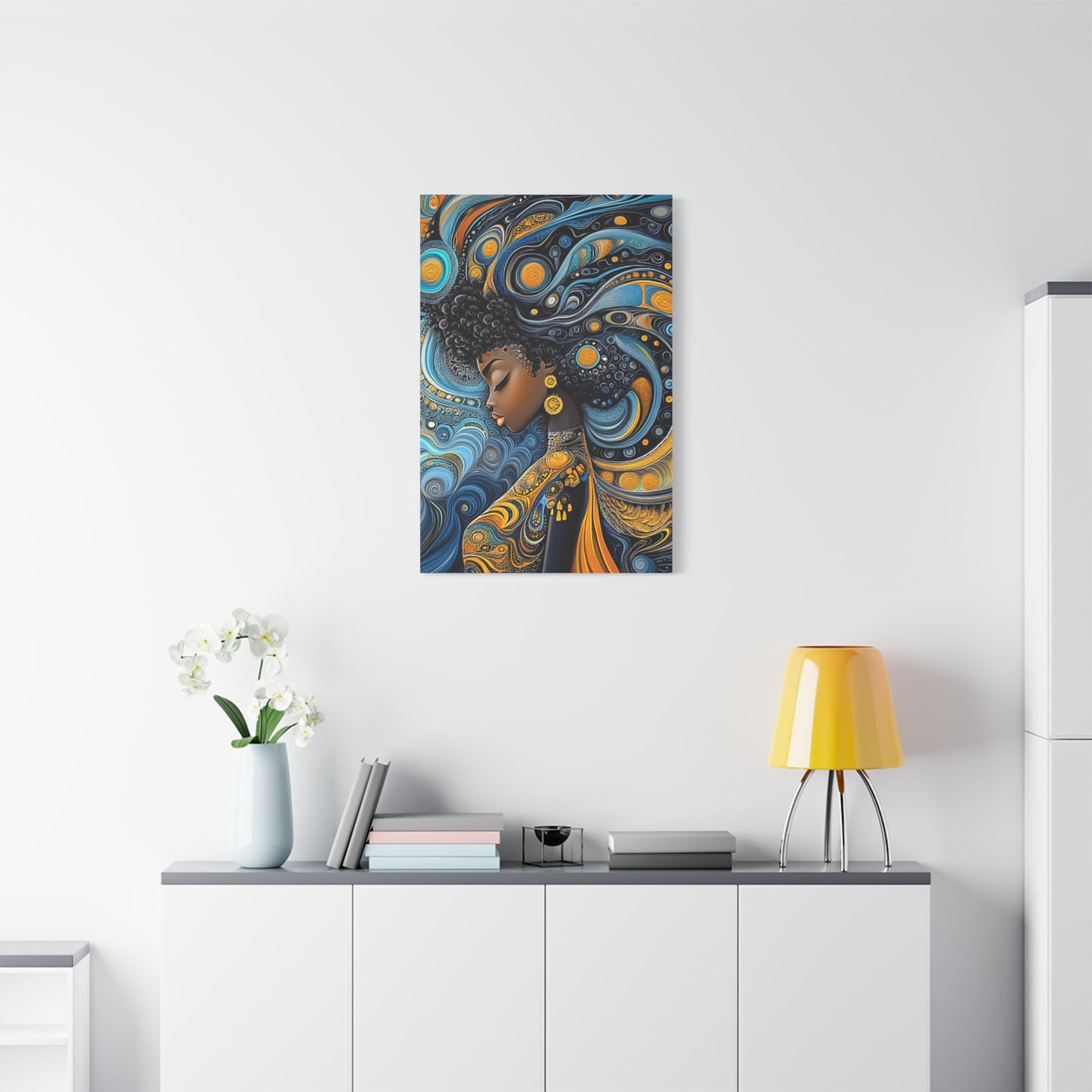 ThurmanatorX Art | The Alchemy of Her Thought | Aphrochrysalis | Matte Canvas, Stretched, 1.25"