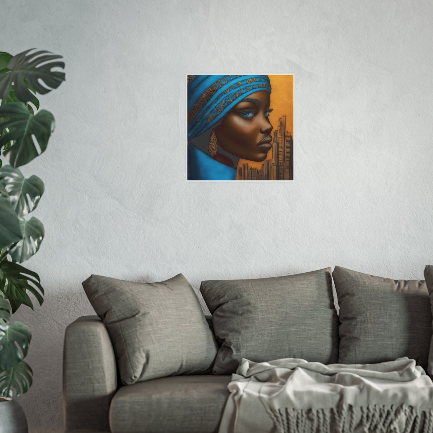 ThurmanatorX Art | Nyla, Guardian of the Highrise | Aphrochrysalis | Satin Wall Art Print