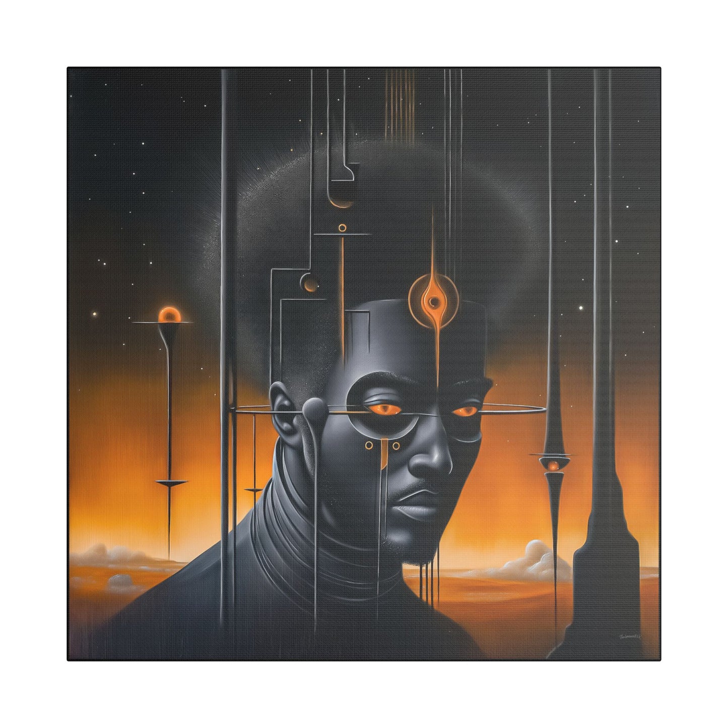 ThurmanatorX Art | Zyrenna | AphrodisiDark | Satin Canvas Art Print