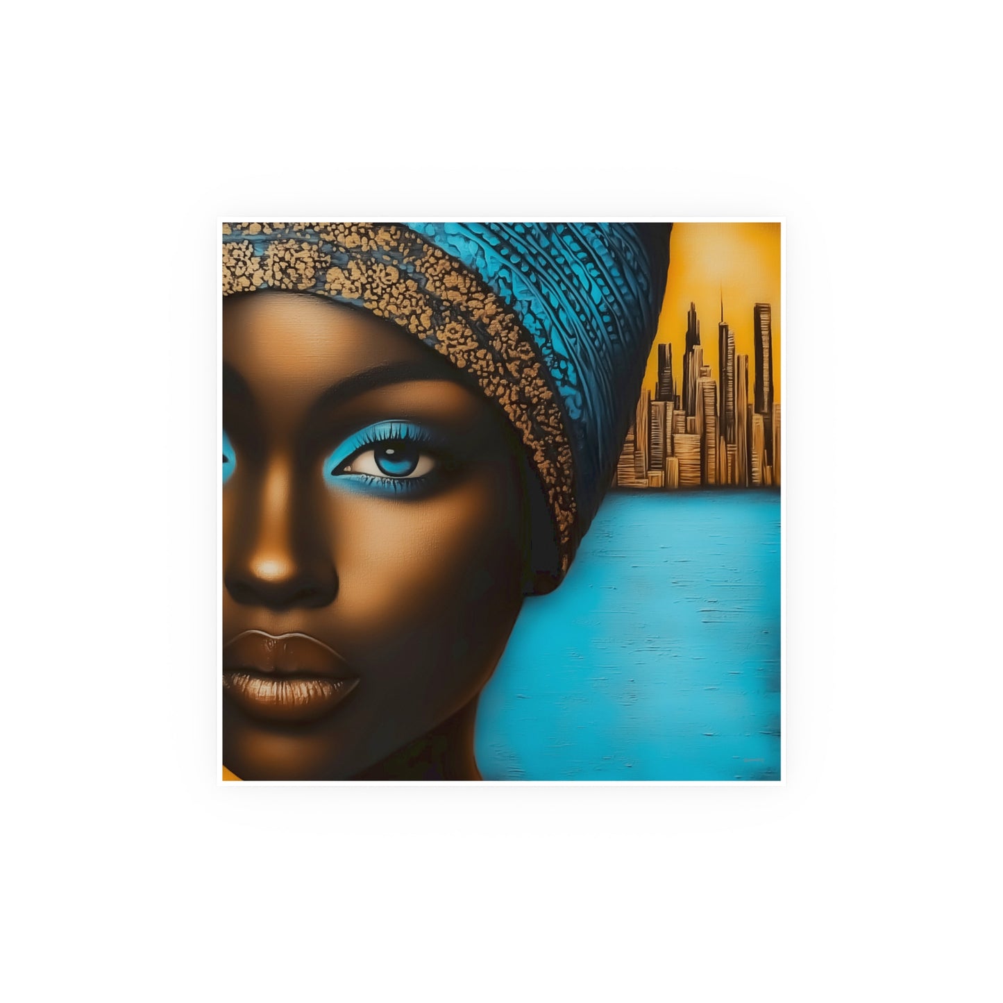 ThurmanatorX Art | Skywatcher Amara | Aphrochrysalis | Satin Wall Art Print