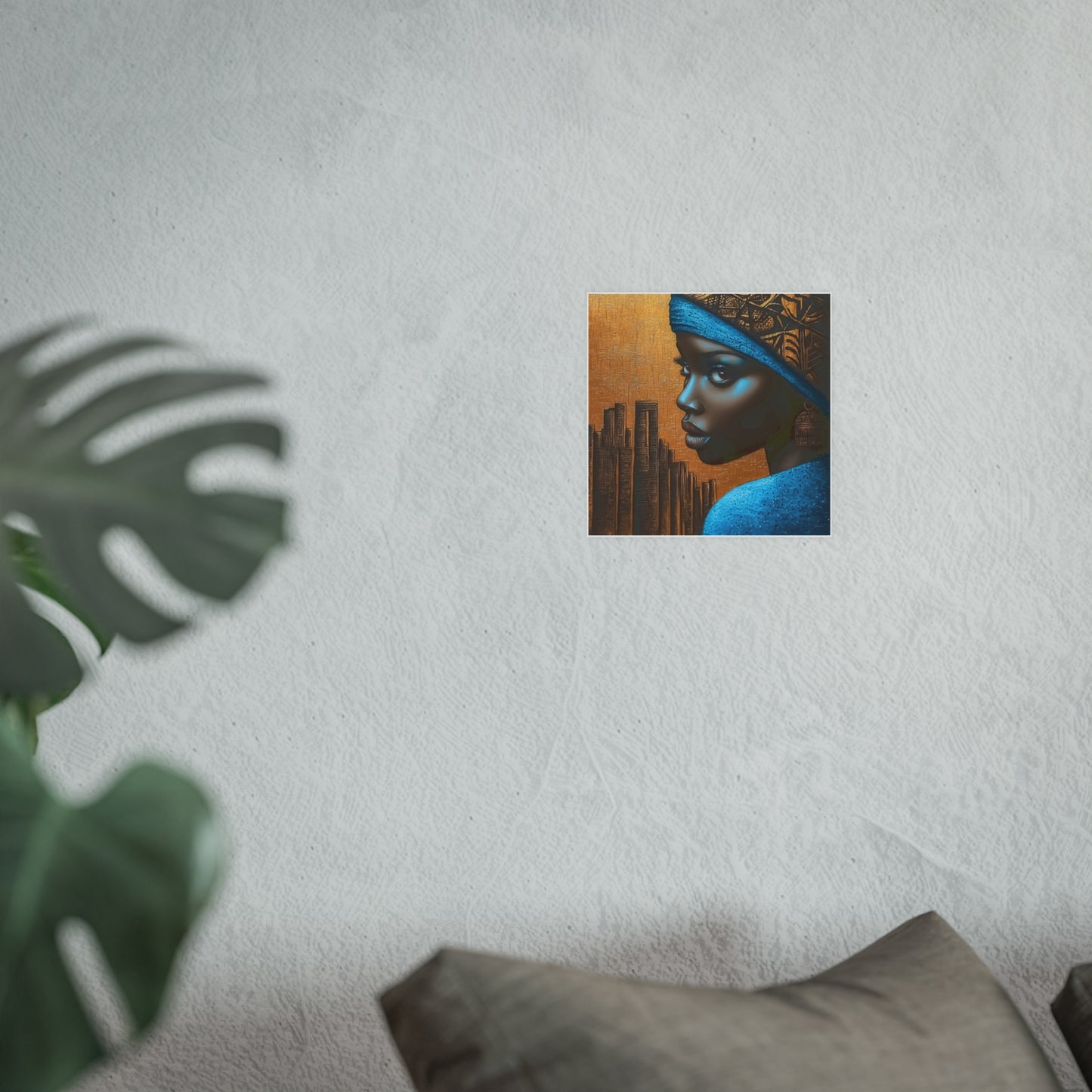 ThurmanatorX Art | Makeda in Gold Light | Aphrochrysalis | Satin Wall Art Print