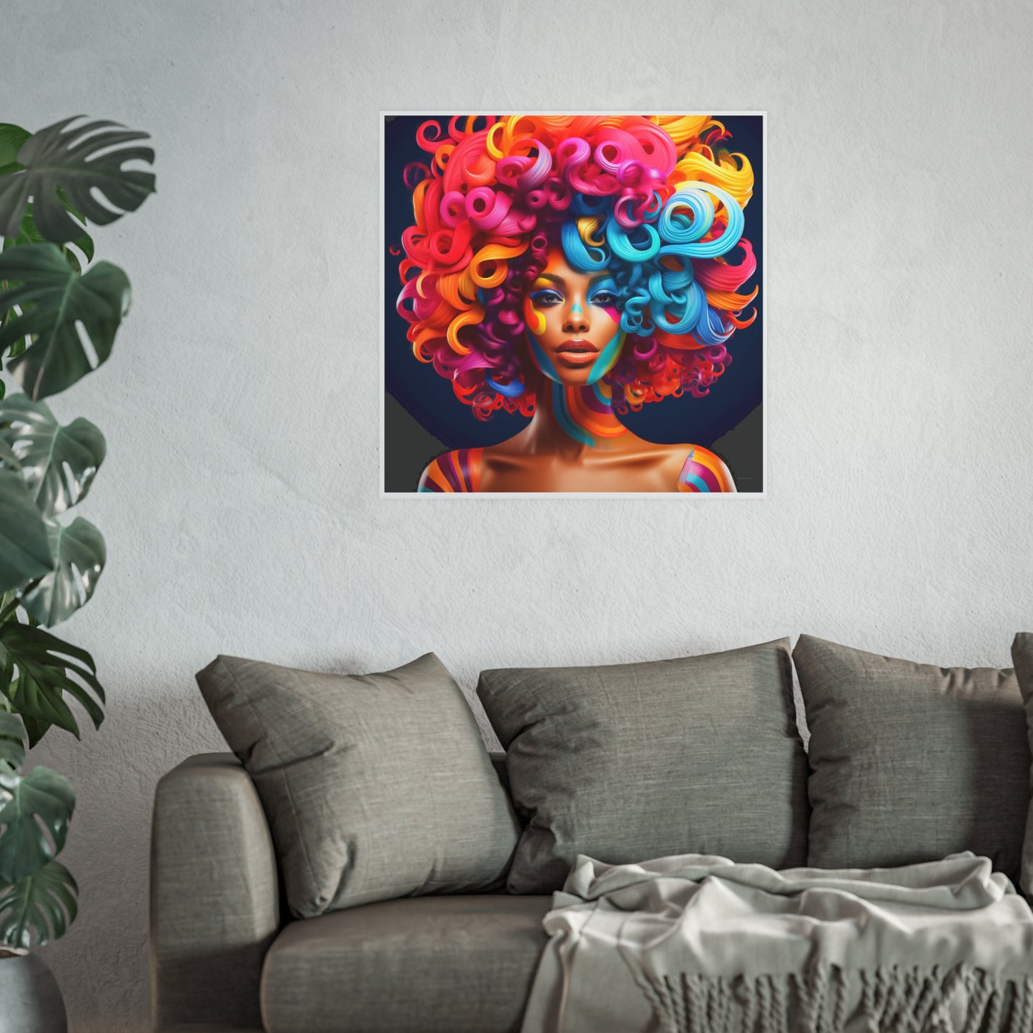 ThurmanatorX Art | Crown of Chromaflame | Aphrochrysalis | Satin Wall Art Print