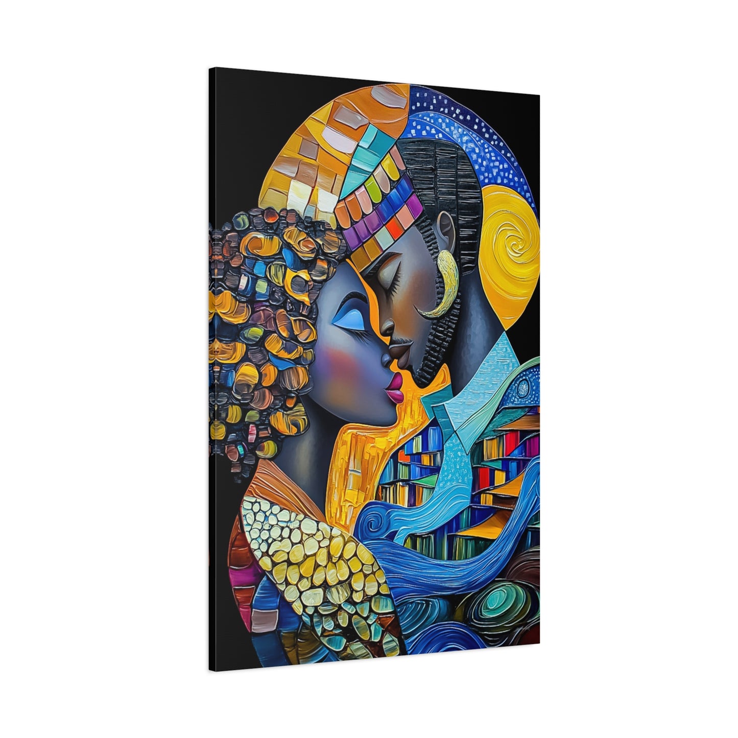 ThurmanatorX Art | Nebula Kiss | Aphrochrysalis | Matte Canvas, Stretched, 1.25"