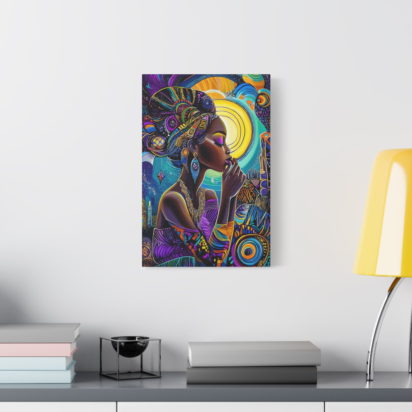 ThurmanatorX Art | Crowned in Nebulas | Aphrochrysalis | Matte Canvas, Stretched, 1.25"