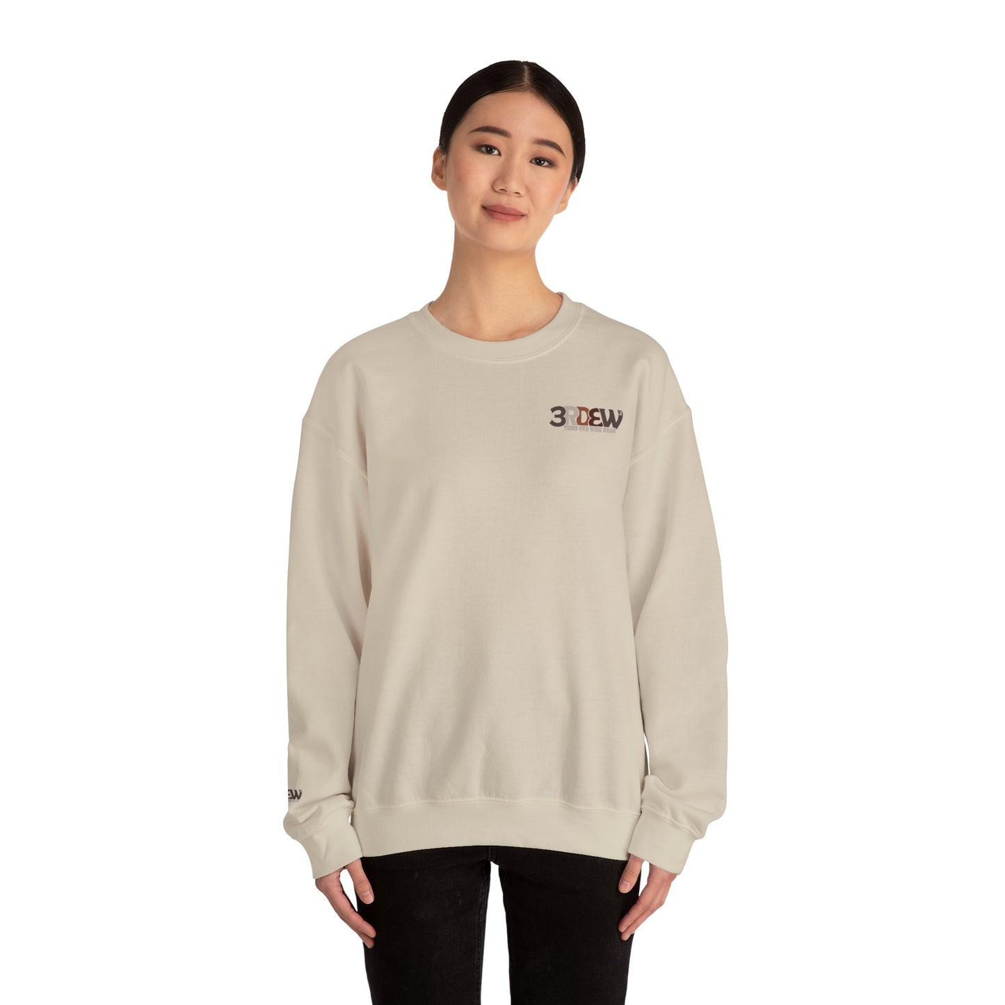 3RDEW² Unisex Sweatshirt – Afro-Abstract Streetwear by ThurmanatorX | Cozy Layer for Elevated Everyday Style