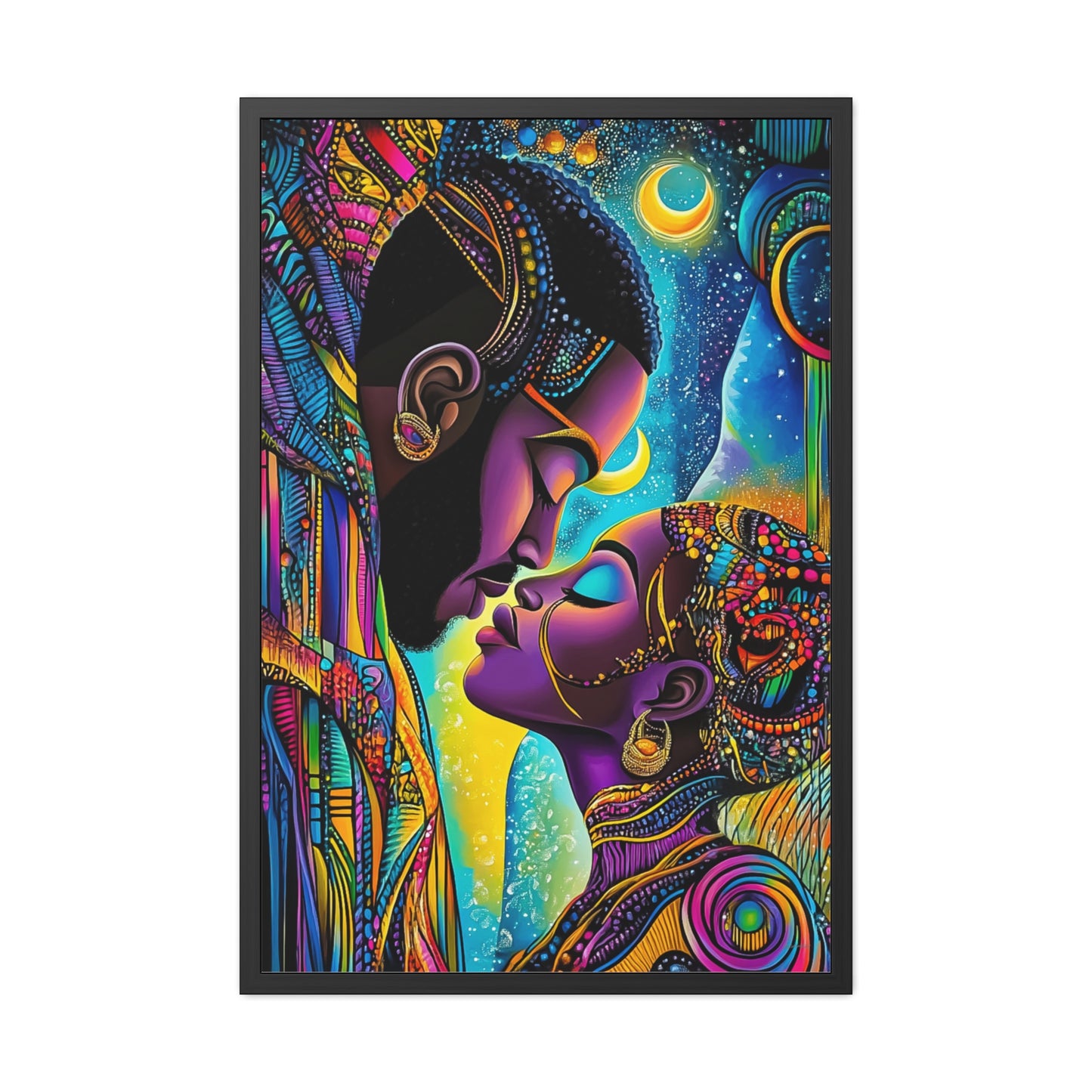 ThurmanatorX Art | Celestia & the Devoted | Aphrochrysalis | Framed Poster Print