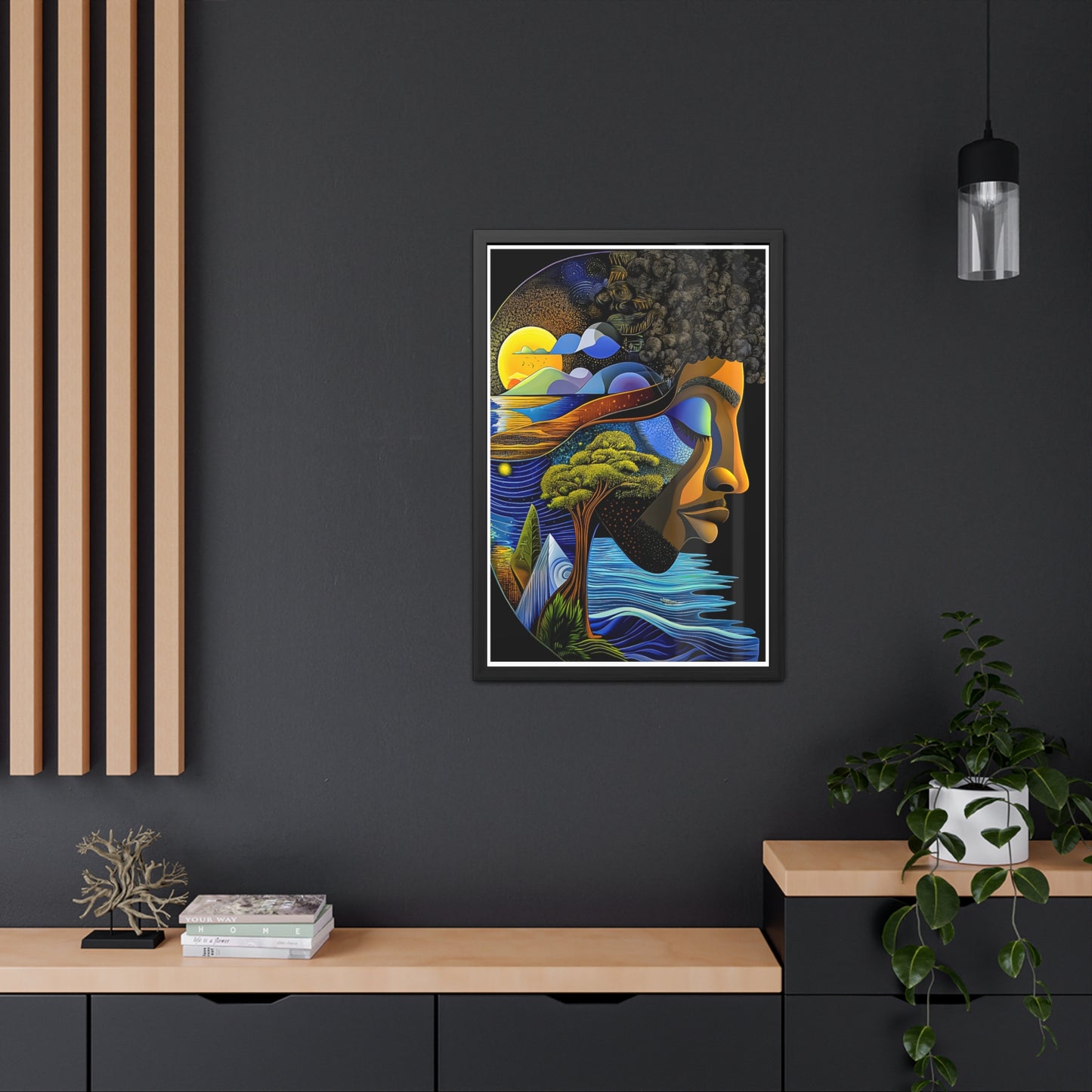 ThurmanatorX Art | Divinity in Silence | Aphrochrysalis | Framed Poster Print
