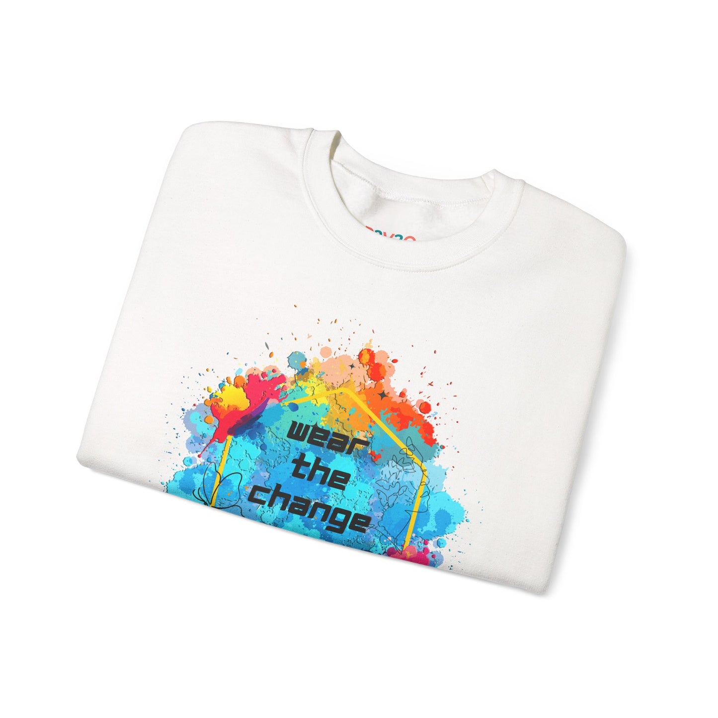 3RDEW² | Wear the Change | Third Eye Wide Wear | Unisex Heavy Blend Crewneck Sweatshirt