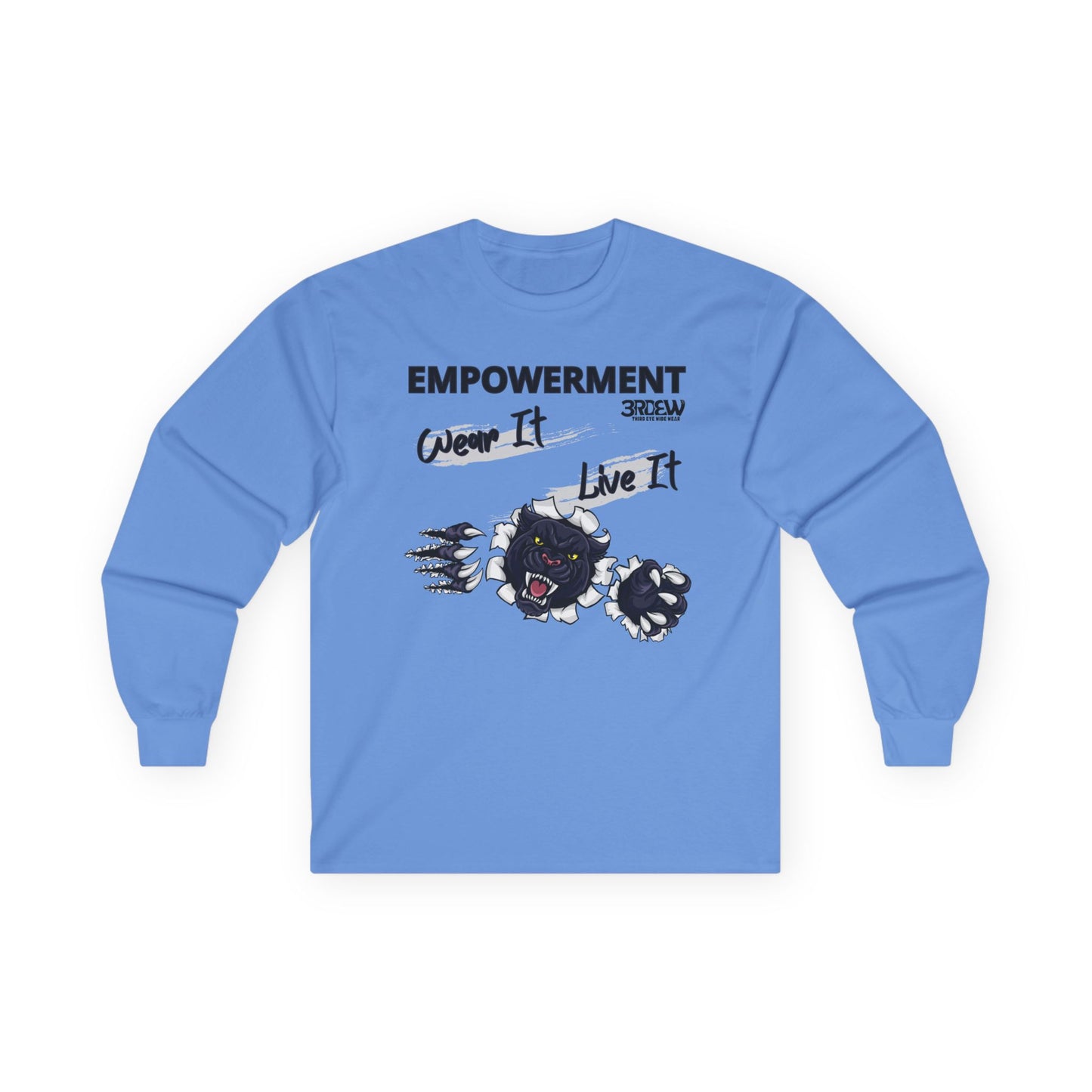3RDEW² | Empowerment - Wear It - Live It | Third Eye Wide Wear | Unisex Ultra Cotton Long Sleeve Tee