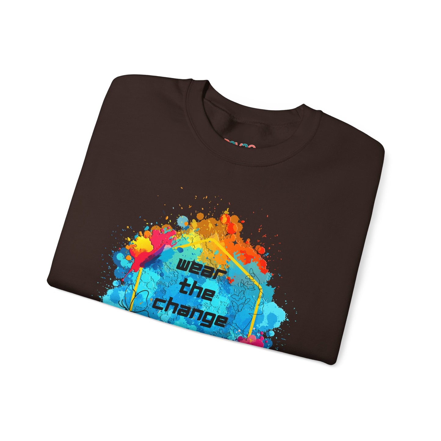 3RDEW² | Wear the Change | Third Eye Wide Wear | Unisex Heavy Blend Crewneck Sweatshirt