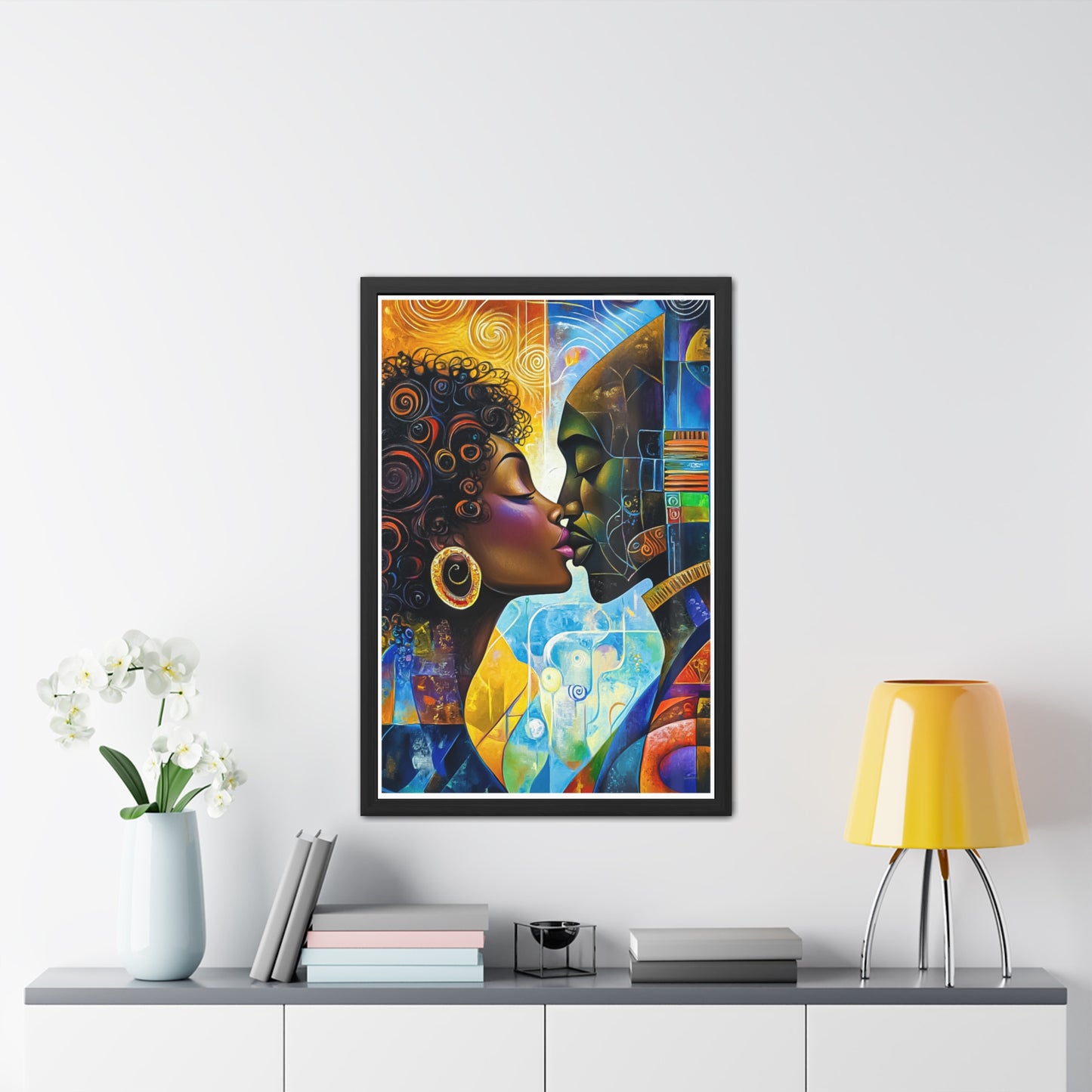 ThurmanatorX Art | Crystals of the City Sun | Aphrochrysalis | Framed Poster Print