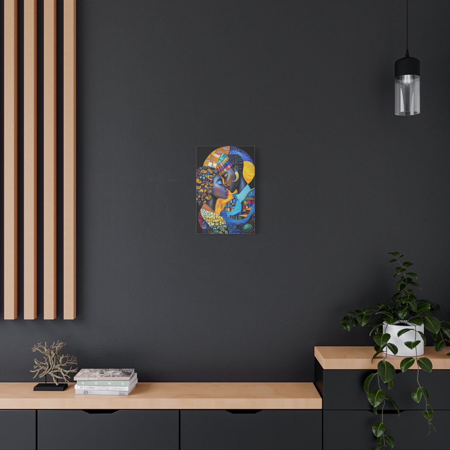 ThurmanatorX Art | Nebula Kiss | Aphrochrysalis | Matte Canvas, Stretched, 1.25"