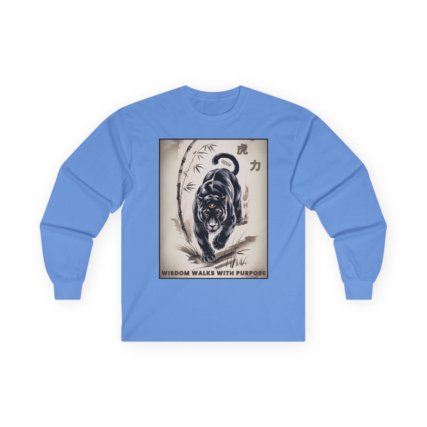 3RDEW² | Wisdom Walks With Purpose | Third Eye Wide Wear | Unisex Ultra Cotton Long Sleeve Tee