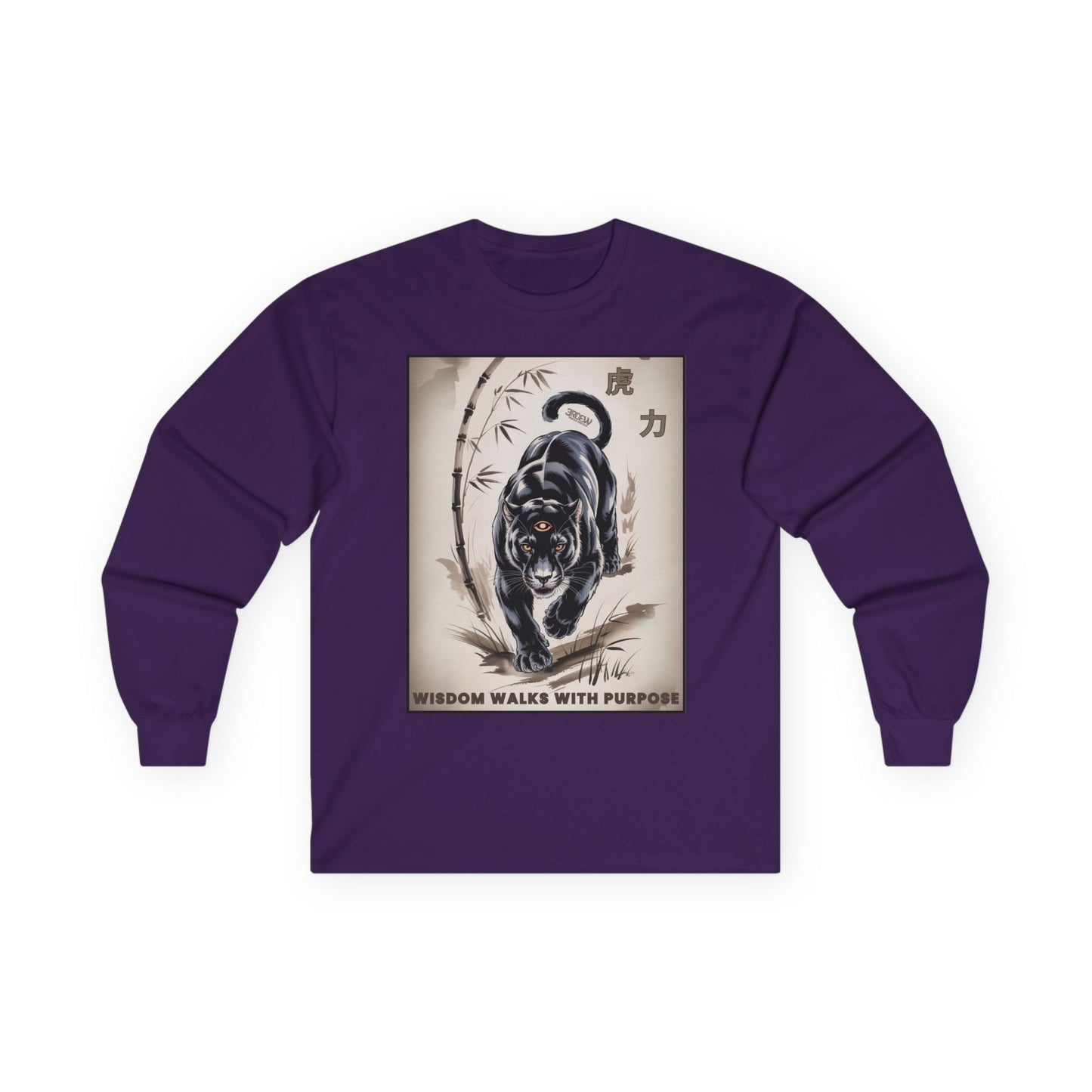 3RDEW² | Wisdom Walks With Purpose | Third Eye Wide Wear | Unisex Ultra Cotton Long Sleeve Tee