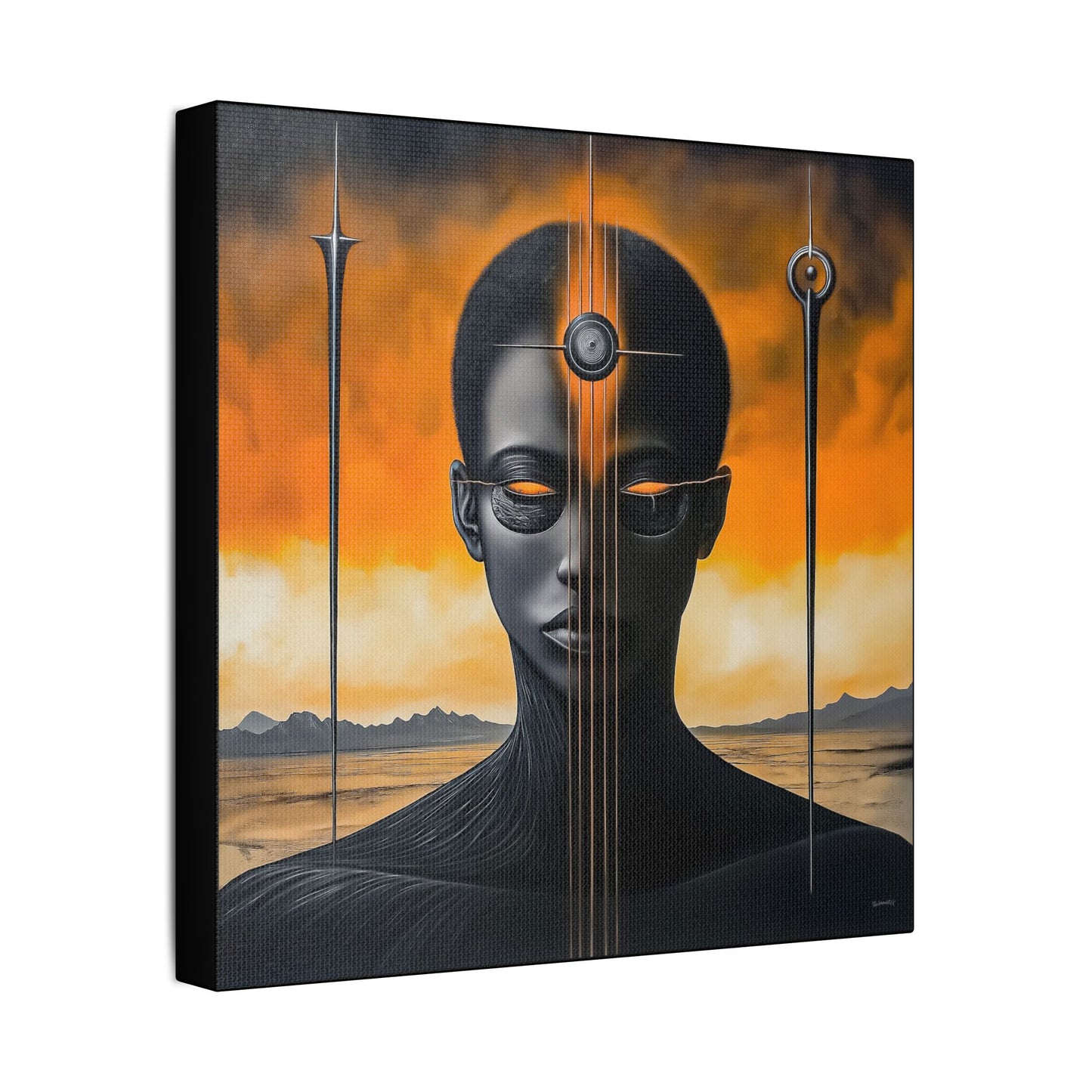 ThurmanatorX Art | Vanta Whisper | AphrodisiDark | Satin Canvas Art Print