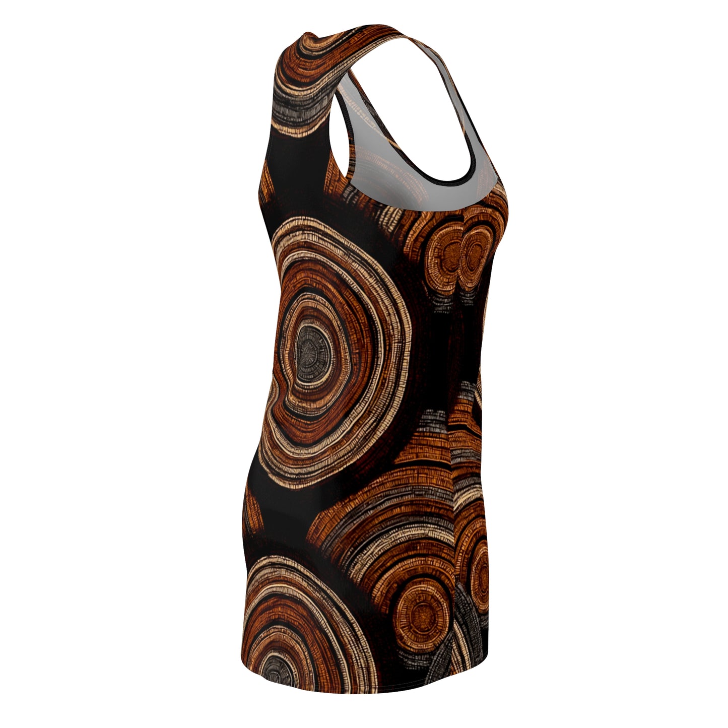 ThurmanatorX Art | Myzani AphroBoho Racerback Dress | Bohemian Summer Style • Artistic Casual Wear • Unique Gift for Women