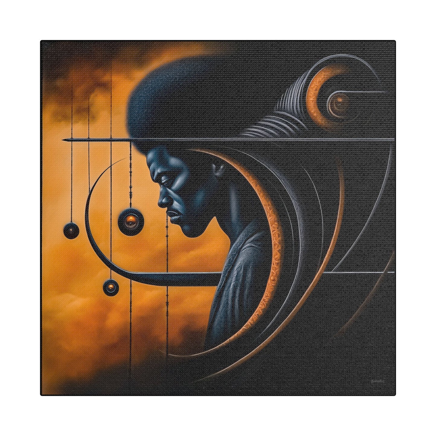 ThurmanatorX Art | Nyxroot | AphrodisiDark | Satin Canvas Art Print