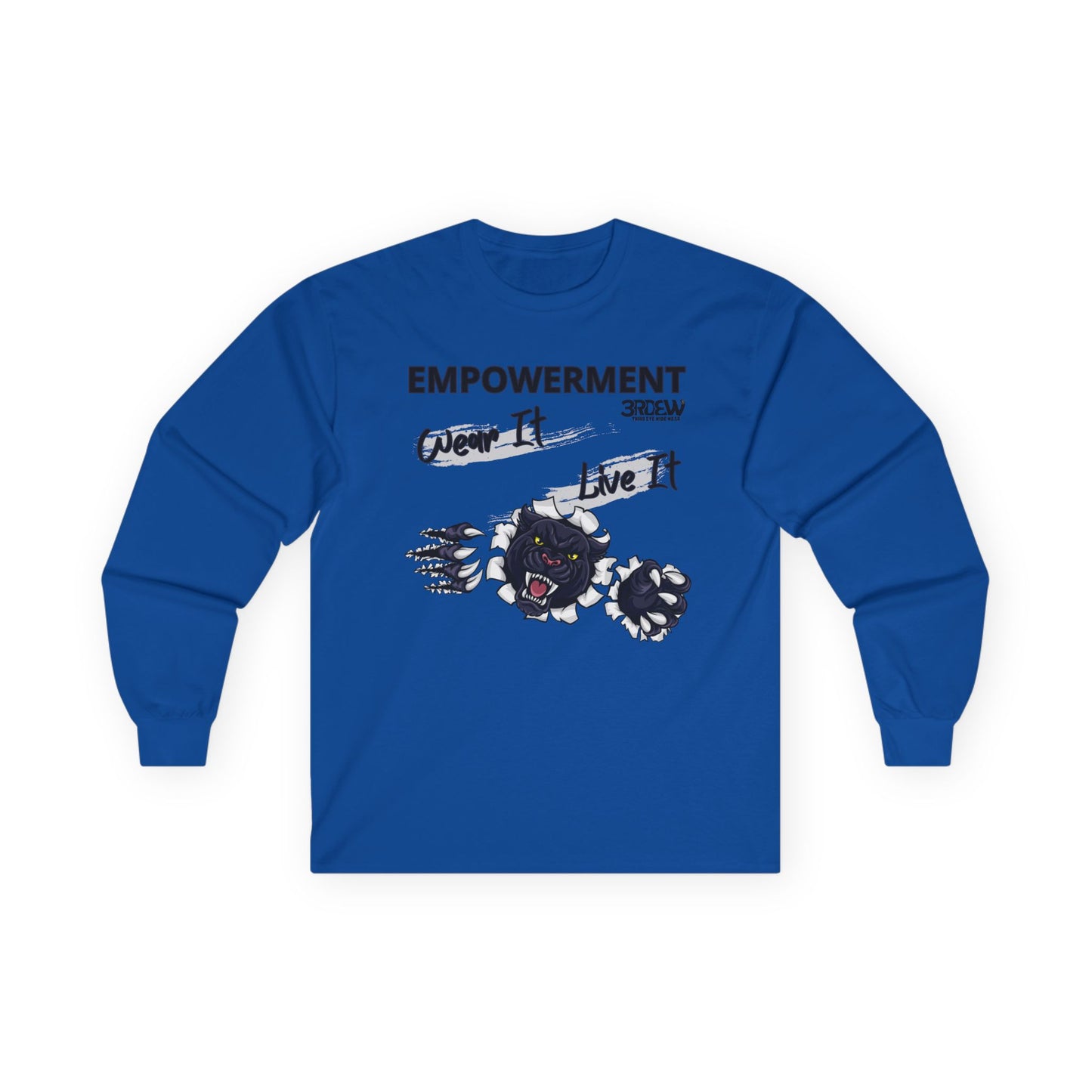 3RDEW² | Empowerment - Wear It - Live It | Third Eye Wide Wear | Unisex Ultra Cotton Long Sleeve Tee