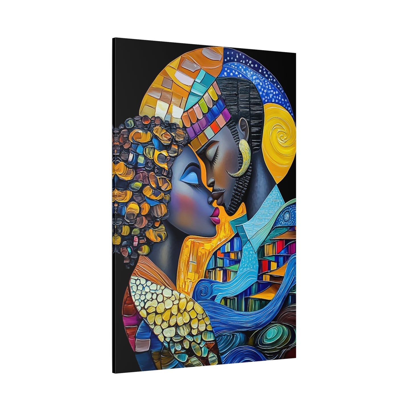 ThurmanatorX Art | Nebula Kiss | Aphrochrysalis | Matte Canvas, Stretched, 1.25"