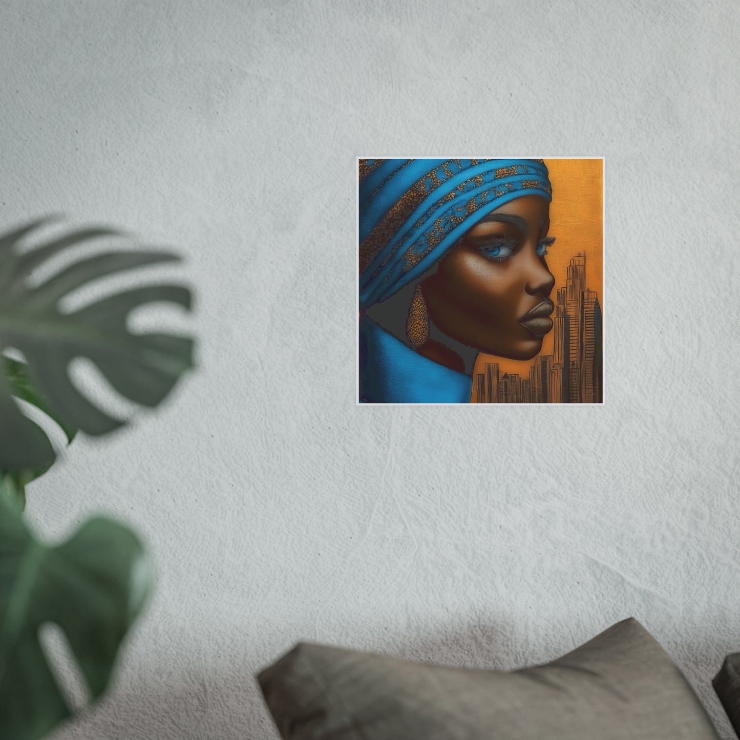 ThurmanatorX Art | Nyla, Guardian of the Highrise | Aphrochrysalis | Satin Wall Art Print