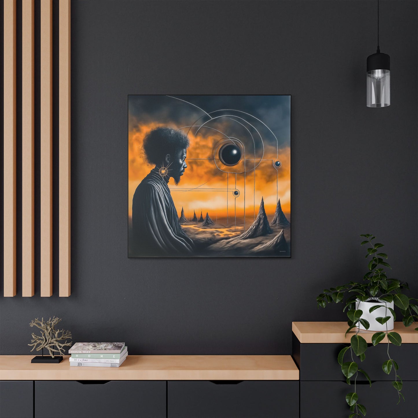 ThurmanatorX Art | Lumahex | AphrodisiDark | Satin Canvas Art Print