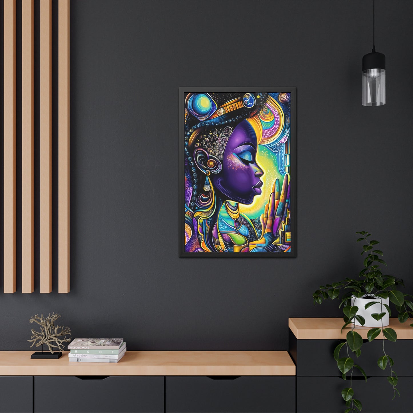 ThurmanatorX Art | Reflections of Stardom | Aphrochrysalis | Framed Poster Print