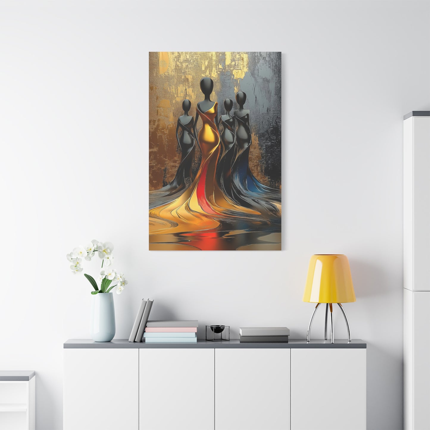 ThurmanatorX Art | Silent Goldrush | Aphrodisiart | Matte Canvas Print