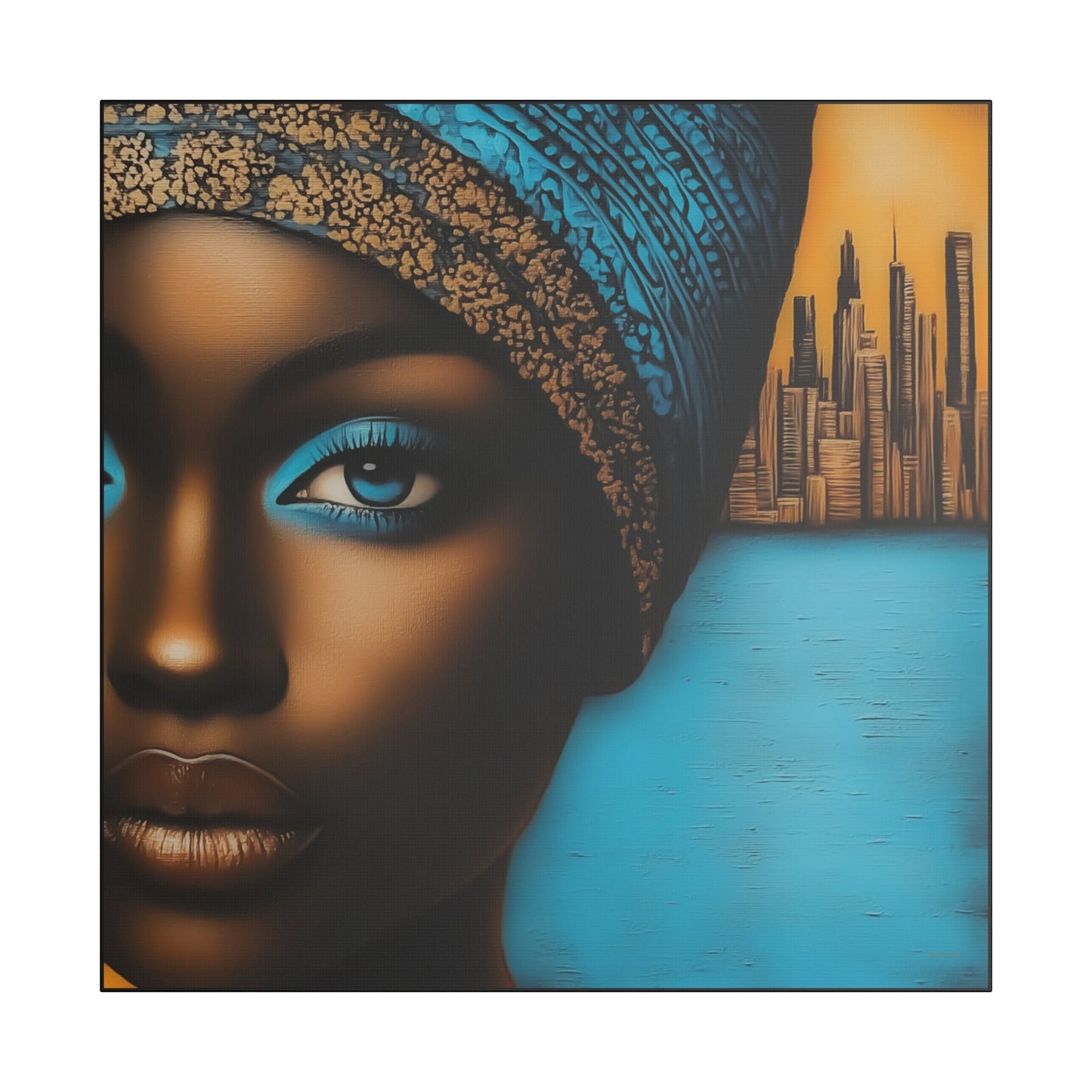 ThurmanatorX Art | Skywatcher Amara | Aphrochrysalis | Satin Canvas Art Print