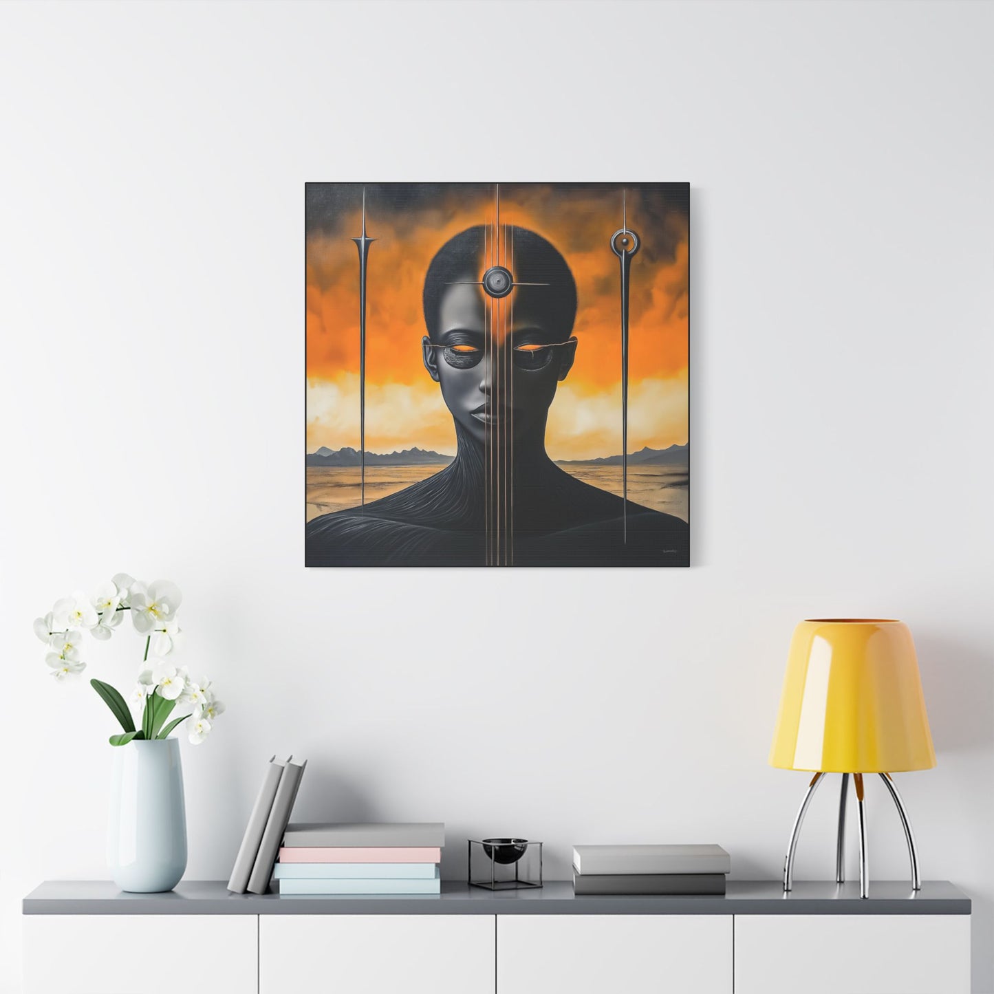 ThurmanatorX Art | Vanta Whisper | AphrodisiDark | Satin Canvas Art Print