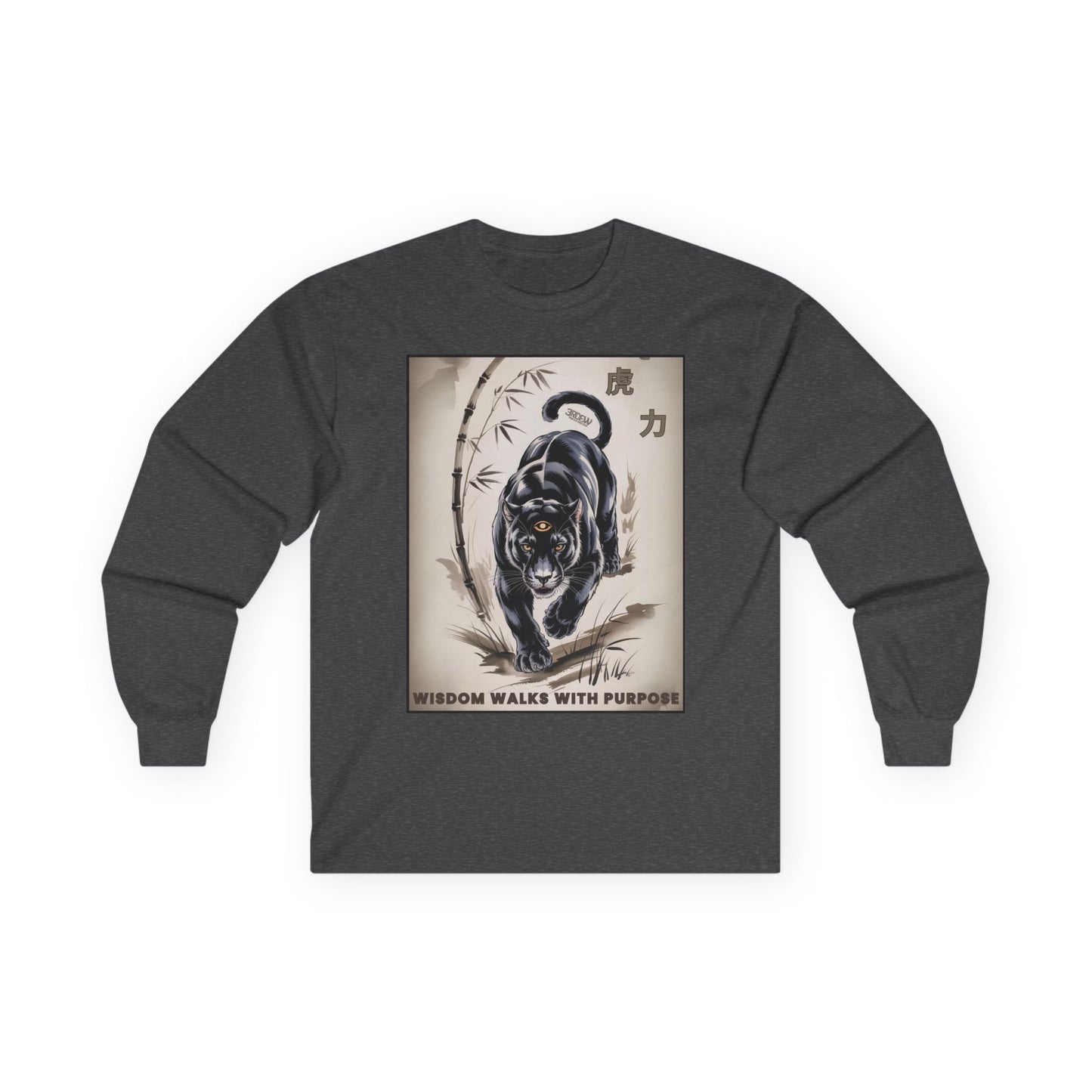 3RDEW² | Wisdom Walks With Purpose | Third Eye Wide Wear | Unisex Ultra Cotton Long Sleeve Tee