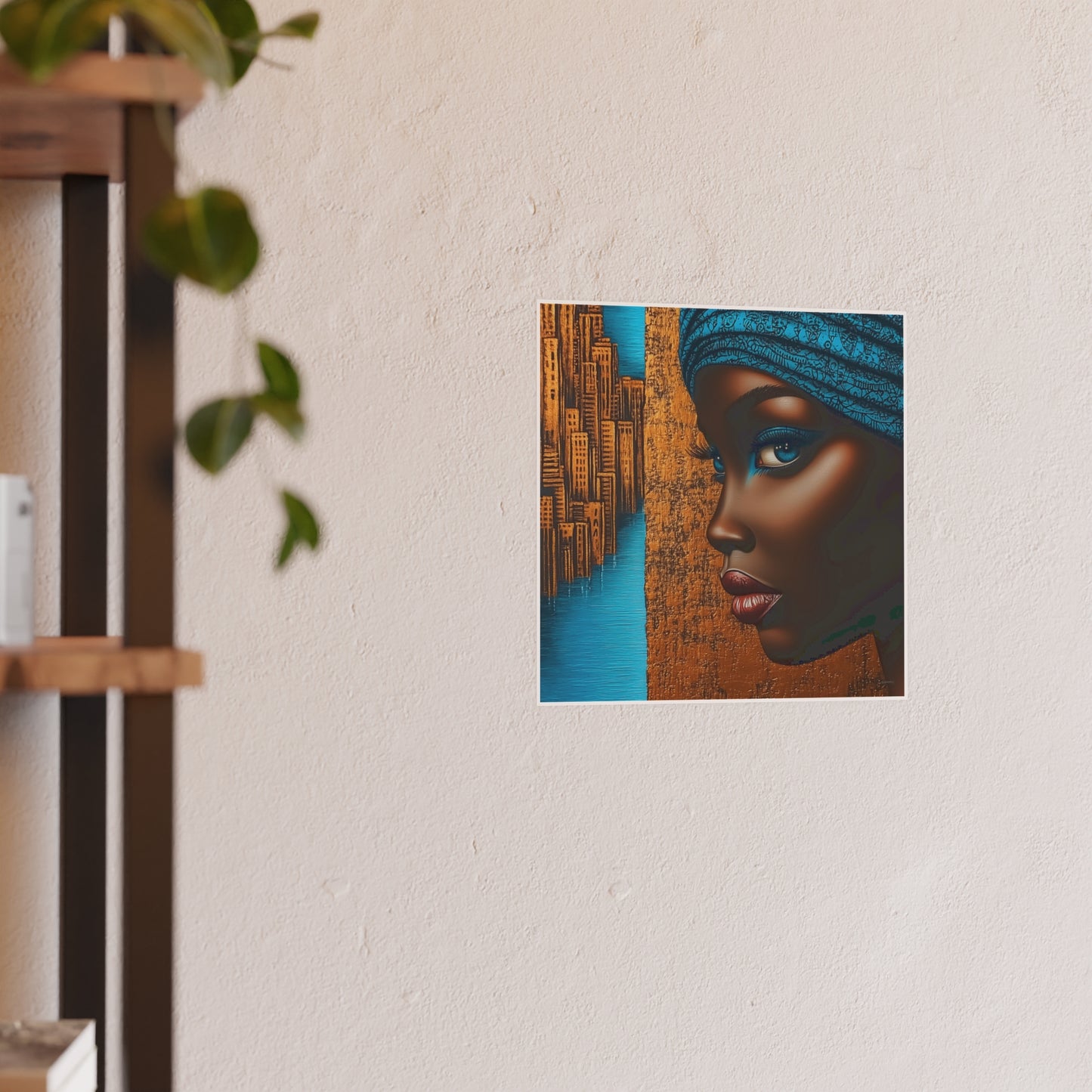 ThurmanatorX Art | Essence of Blue Reverie | Aphrochrysalis | Satin Wall Art Print