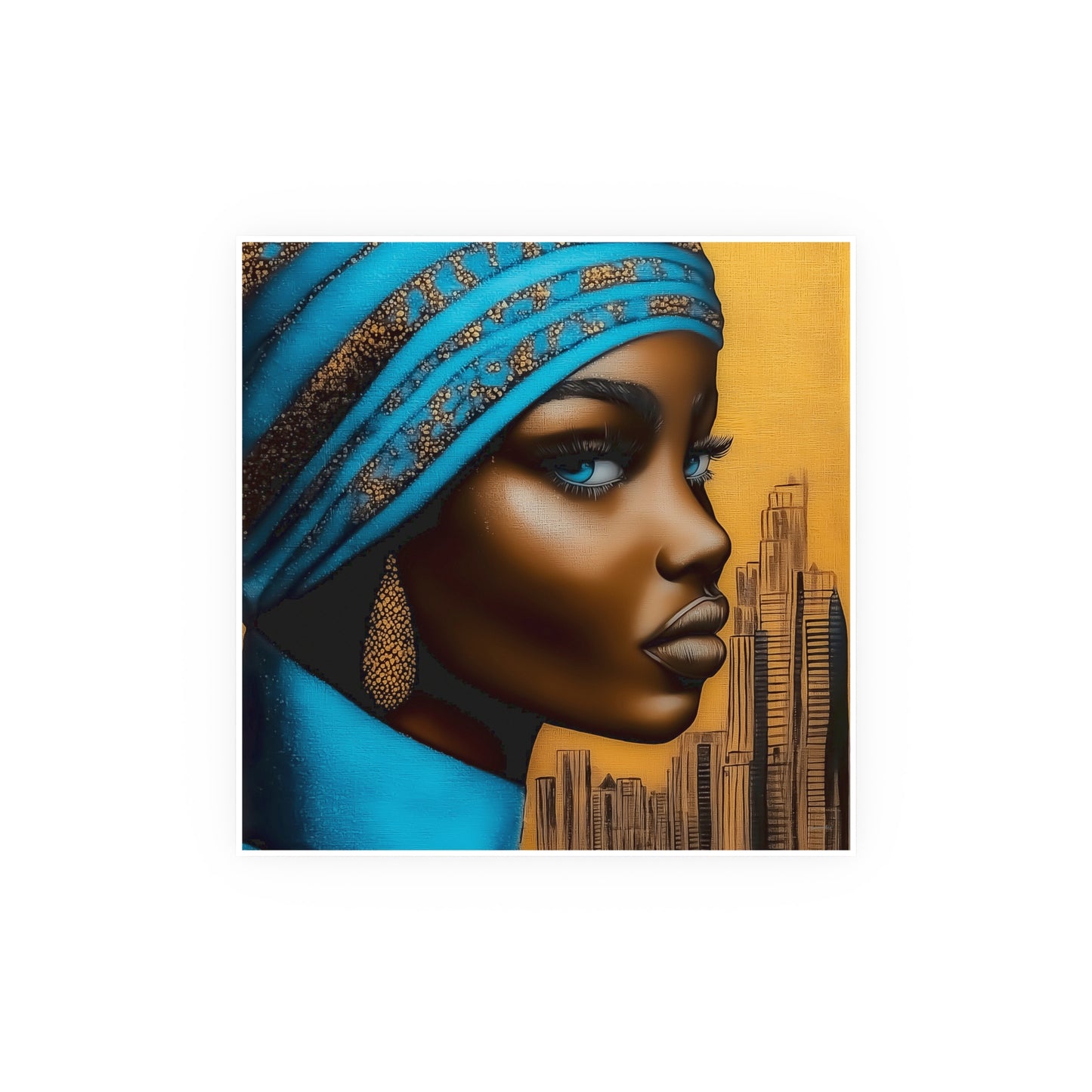 ThurmanatorX Art | Nyla, Guardian of the Highrise | Aphrochrysalis | Satin Wall Art Print