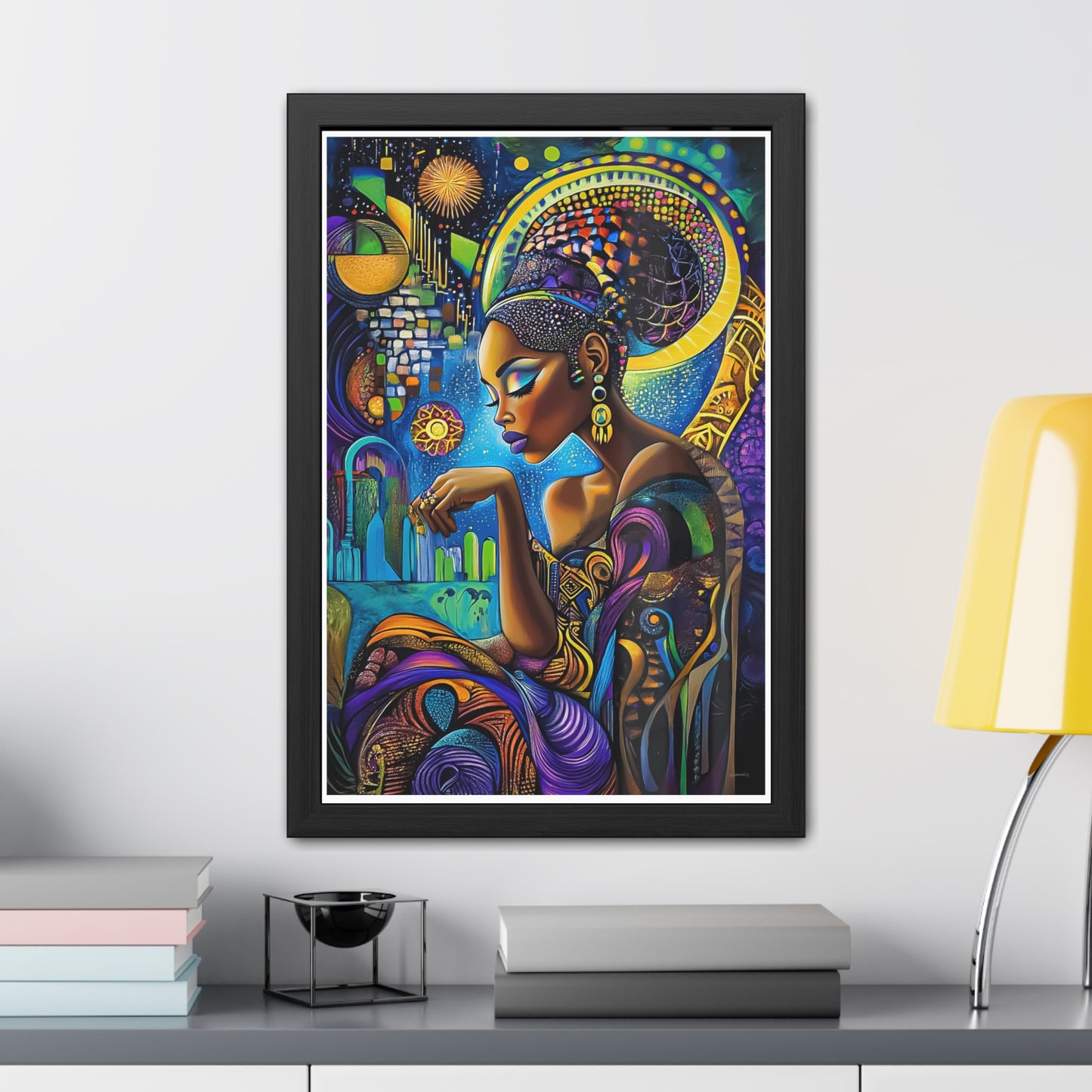 ThurmanatorX Art | Solar Bloom | Aphrochrysalis | Framed Poster Print