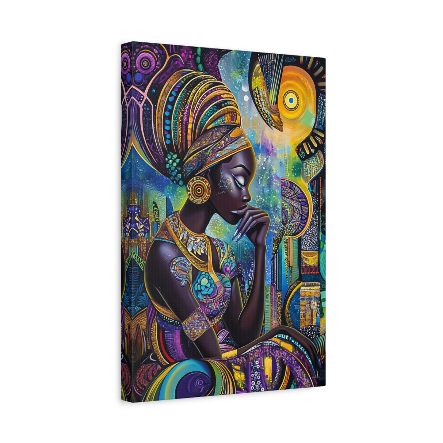 ThurmanatorX Art | Celestia & the Devoted | Aphrochrysalis | Matte Canvas, Stretched, 1.25"