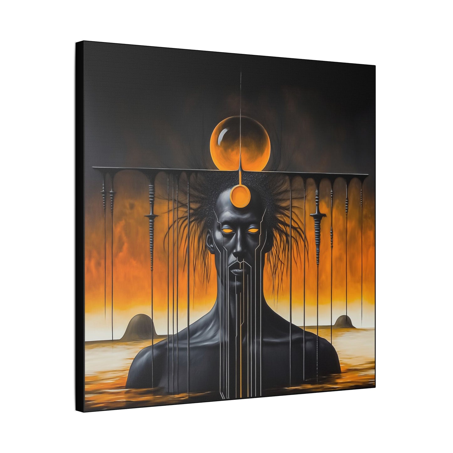 ThurmanatorX Art | Glyphborn | AphrodisiDark | Satin Canvas Art Print