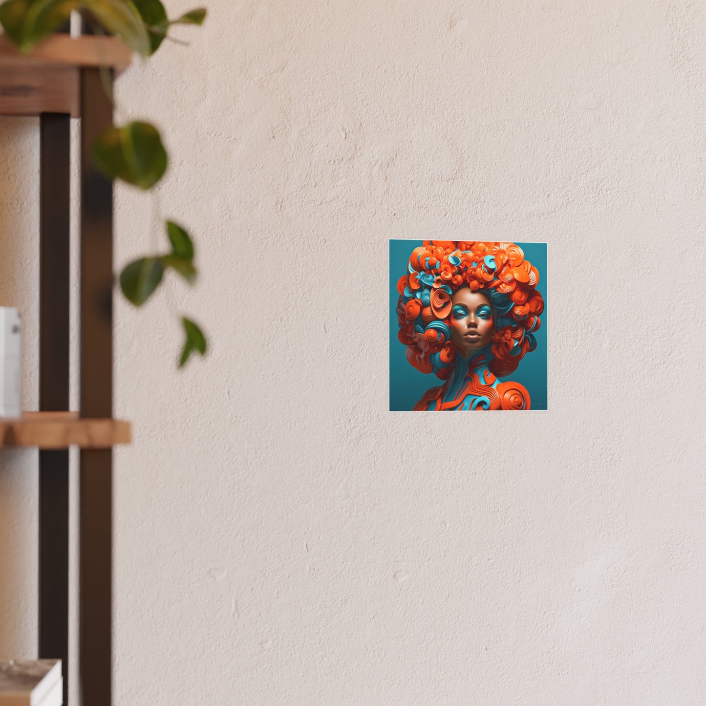 ThurmanatorX Art | Velvet Voltage Muse | Aphrochrysalis | Satin Wall Art Print